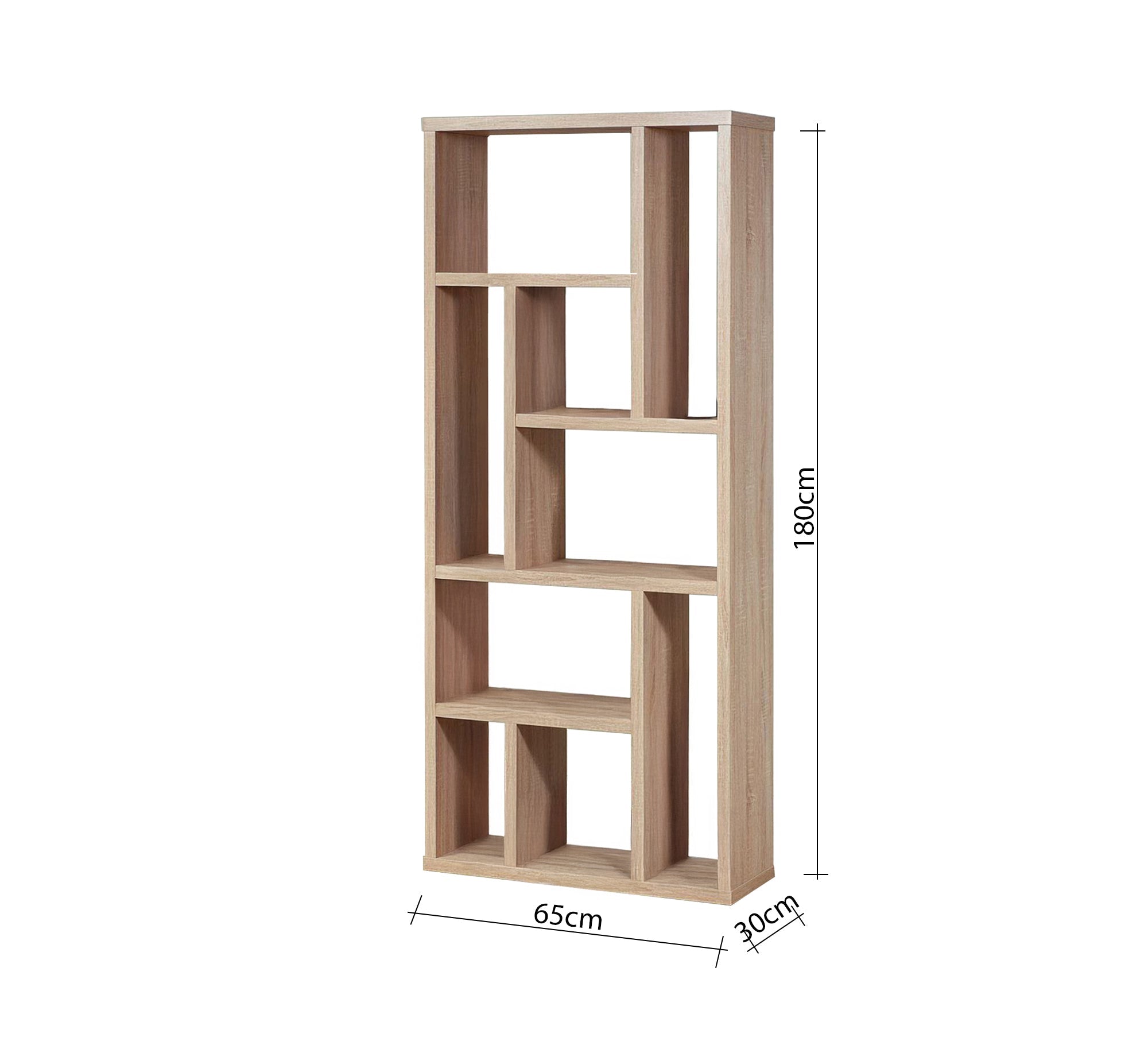 Distinctive bookcase with unique partitions - Vitrine Furniture - Furniture