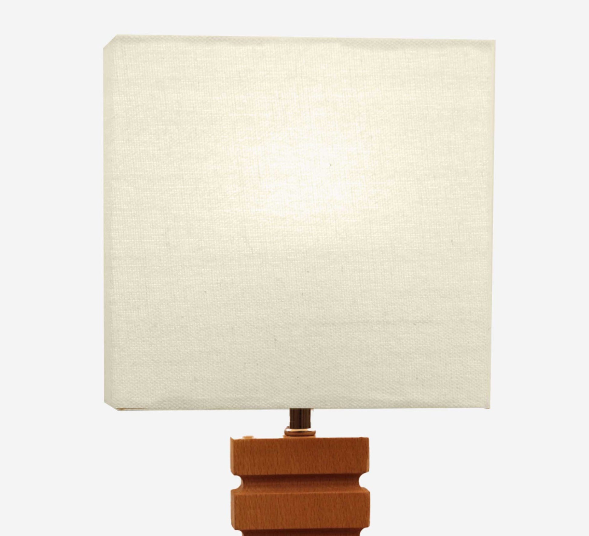 Distinctive square wooden table lamp - Vitrine Furniture - Lighting