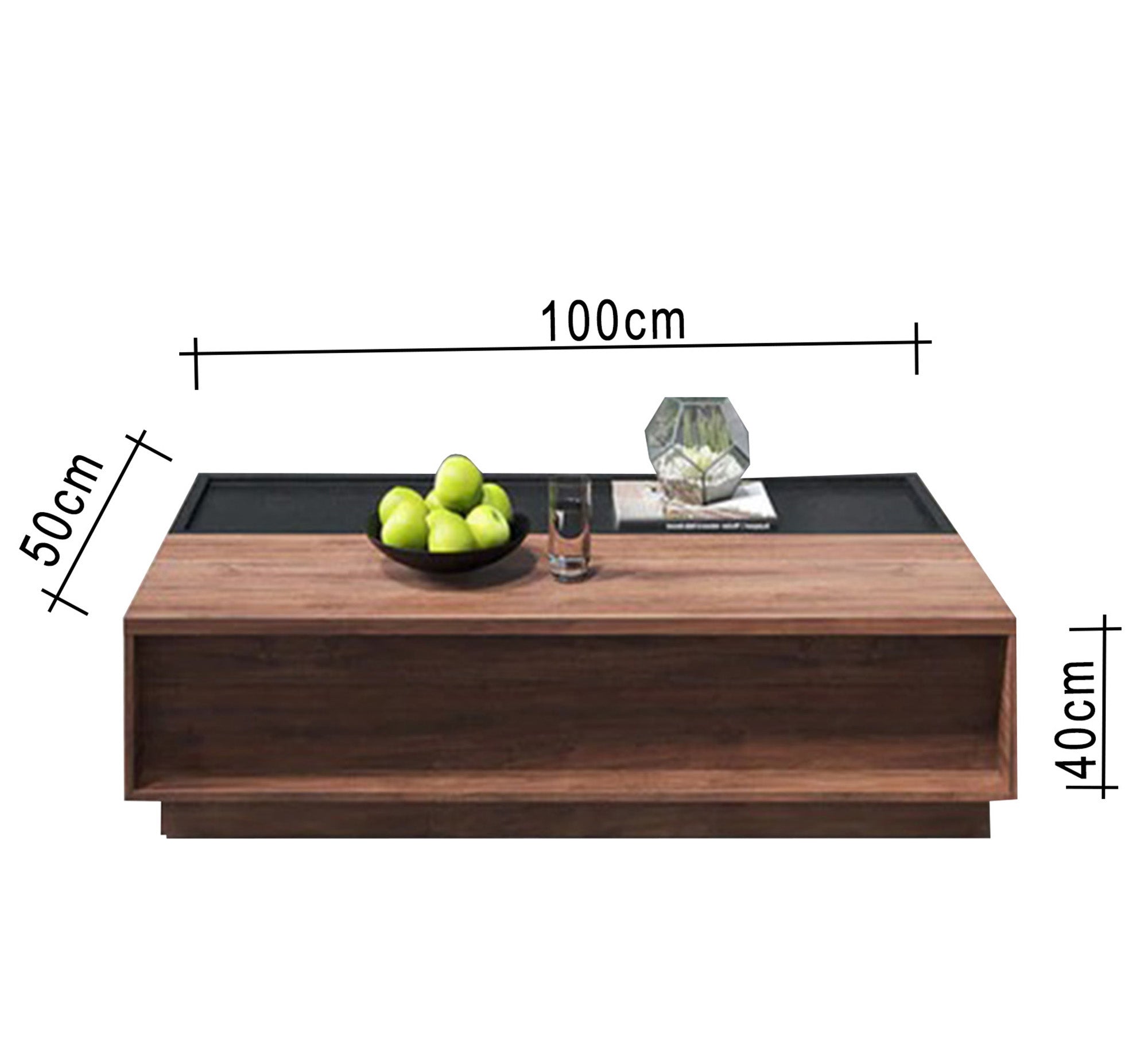 Distinctive TV unit brown * black - Vitrine Furniture - TV Table & Cabinet