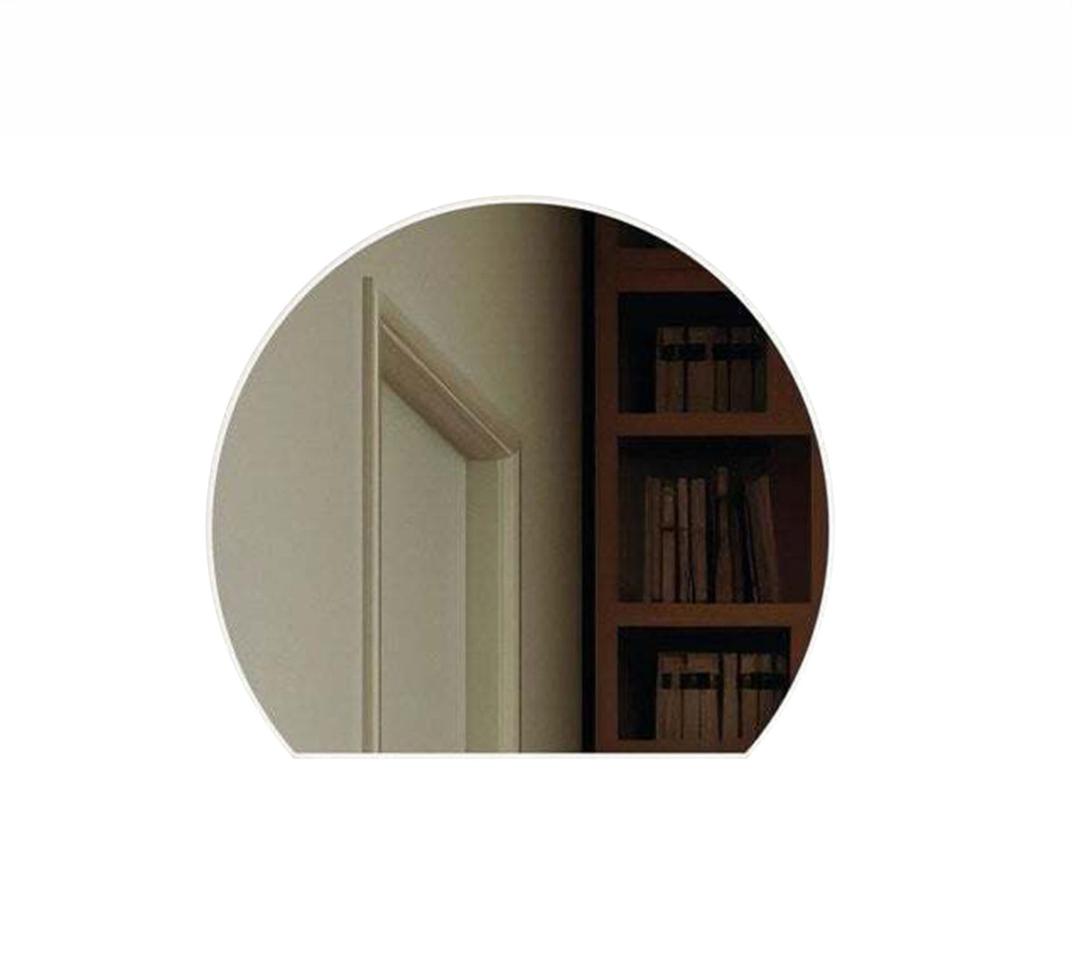 Dome Mirror with a Straight Base and Illumination - Vitrine Furniture - Mirrors