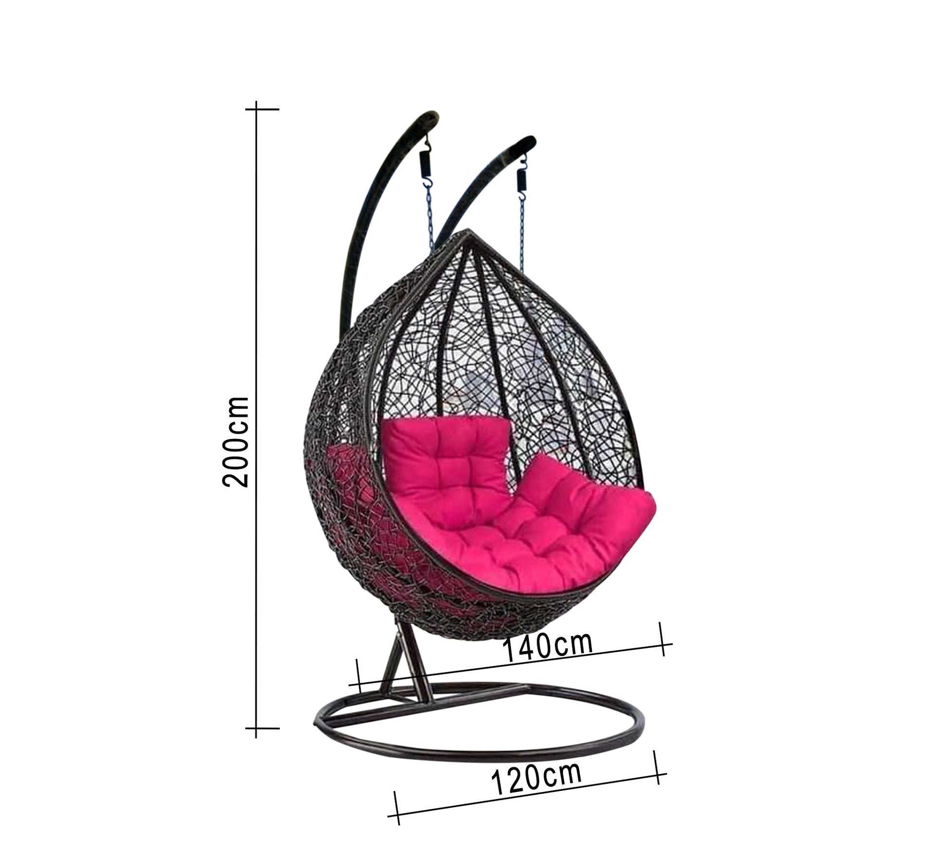 Double chair hanging swing - Vitrine Furniture - Outdoor Products