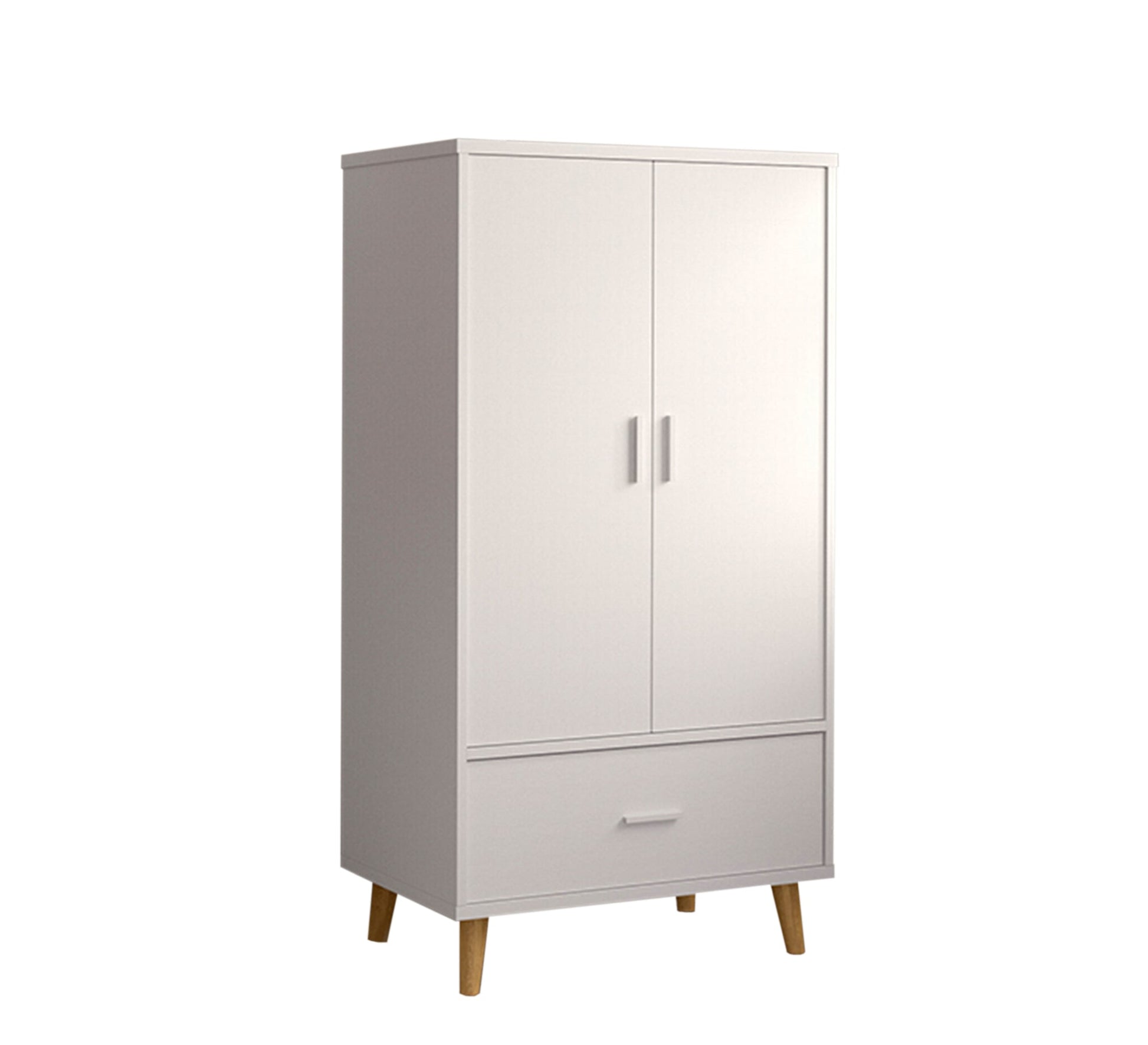Double - Door Wardrobe: Spacious, Stylish & Raised - Vitrine Furniture - Furniture