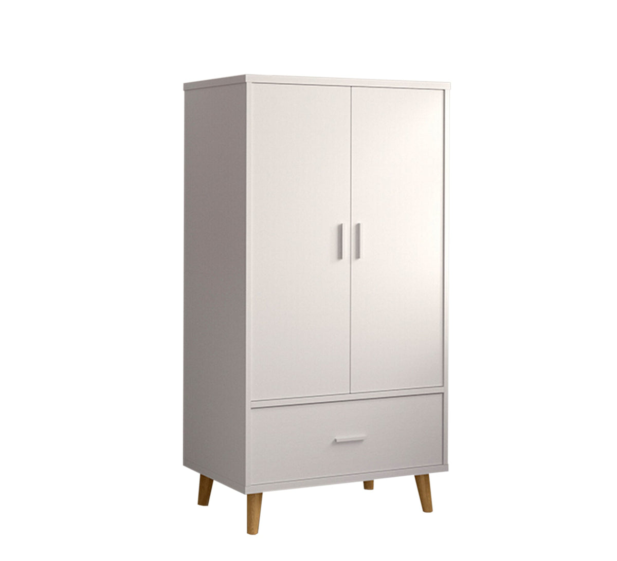 Double - Door Wardrobe: Spacious, Stylish & Raised - Vitrine Furniture - Furniture