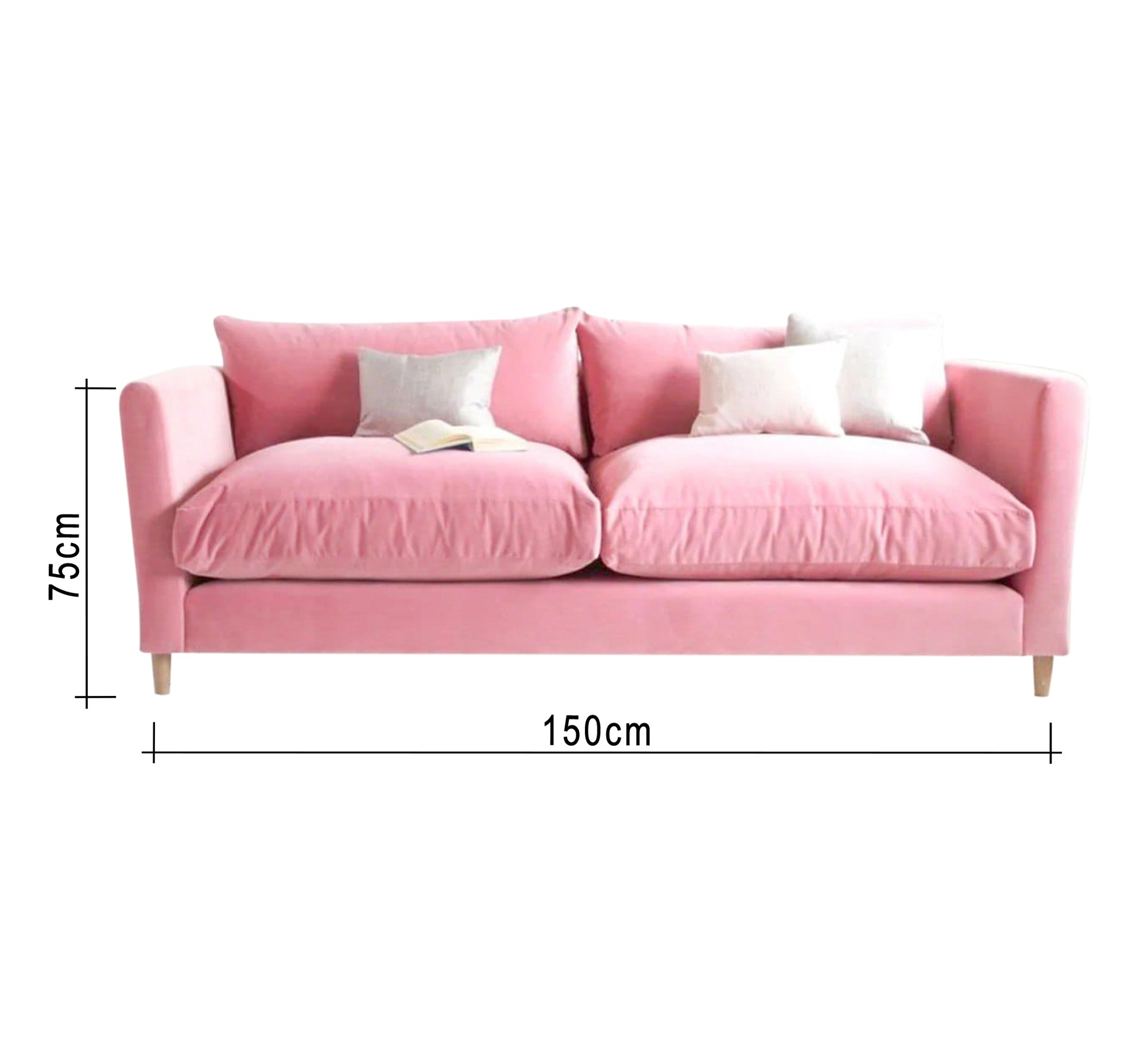 Double pink sofa - Vitrine Furniture - Furniture