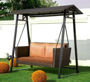 Double Sofa Hammock with Sunshade Umbrella - Vitrine Furniture - Outdoor Products