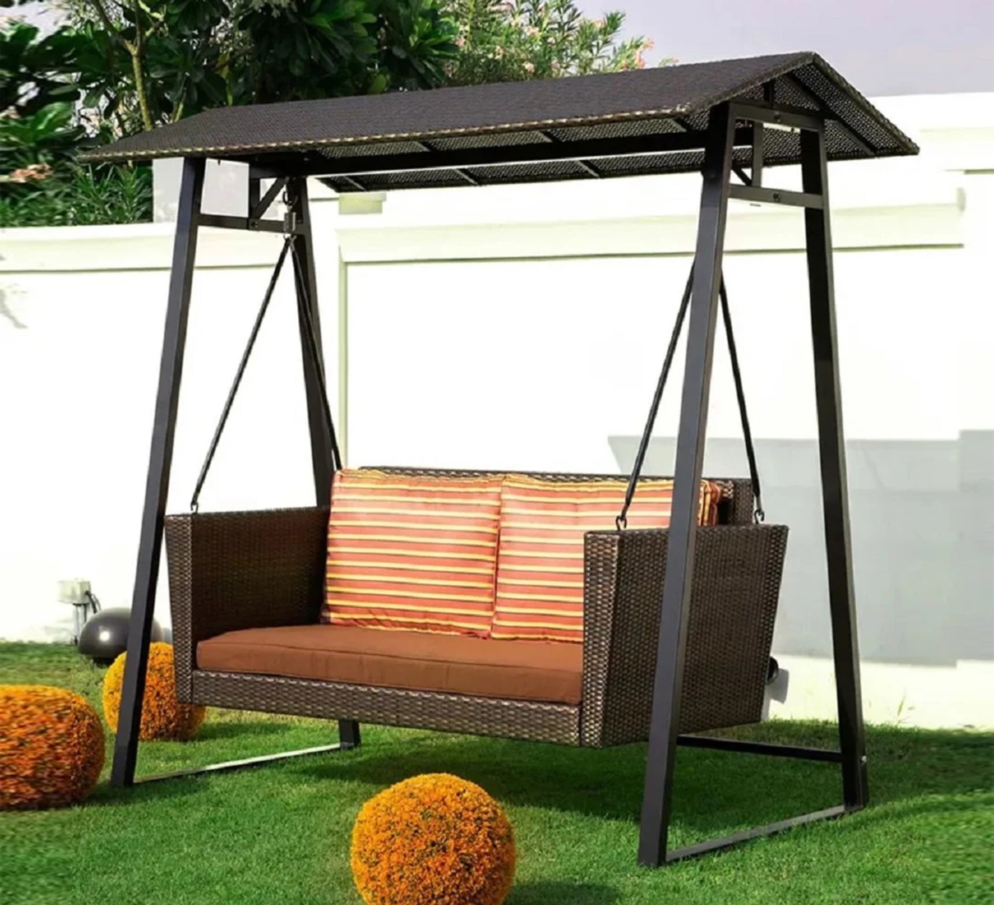 Double Sofa Hammock with Sunshade Umbrella - Vitrine Furniture - Outdoor Products