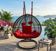 Double suspension swing chair for two people - Vitrine Furniture - Outdoor Swings and hanging chairs