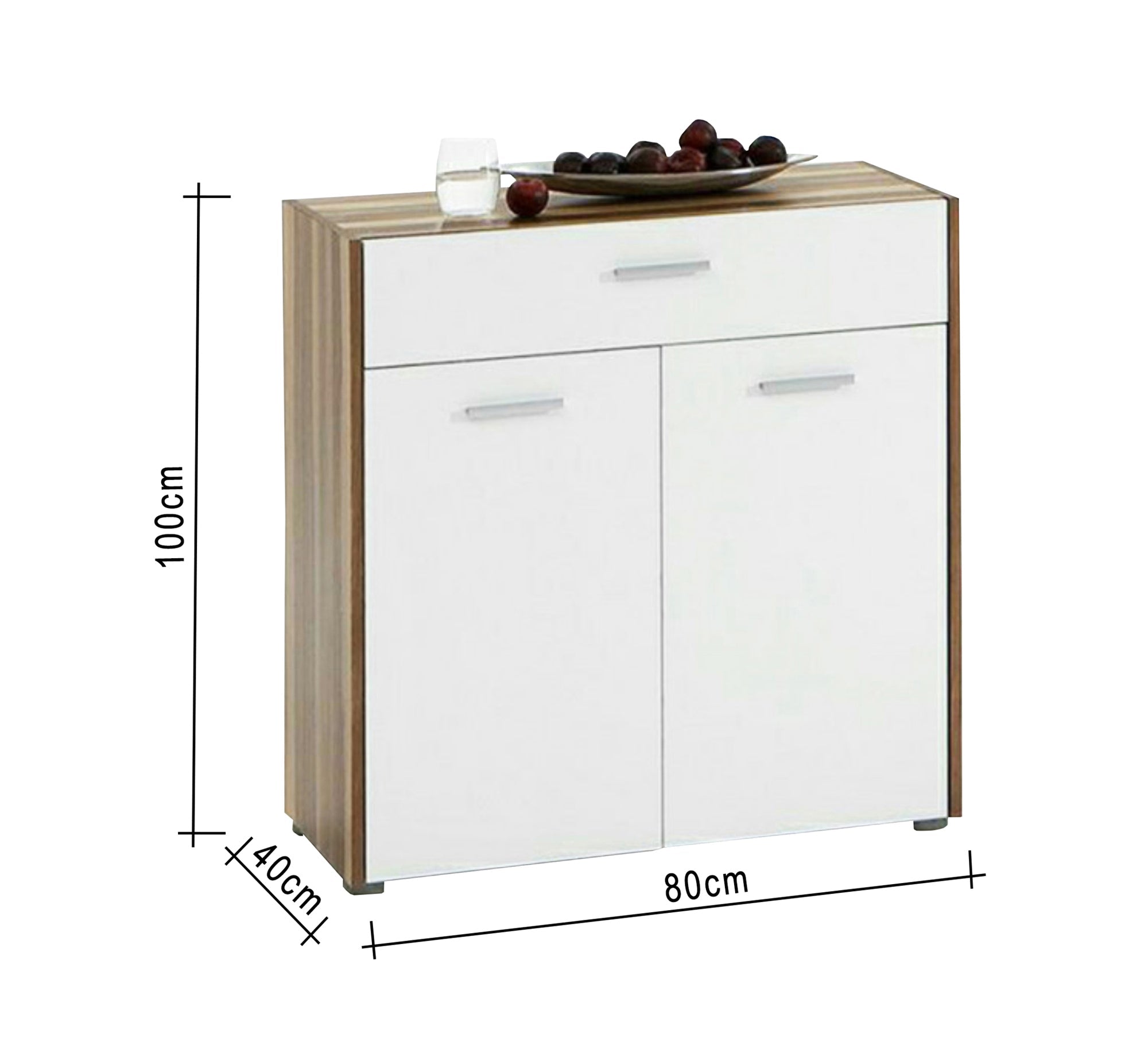 Drawer shoe rack and two hinged leaves - Vitrine Furniture - Furniture