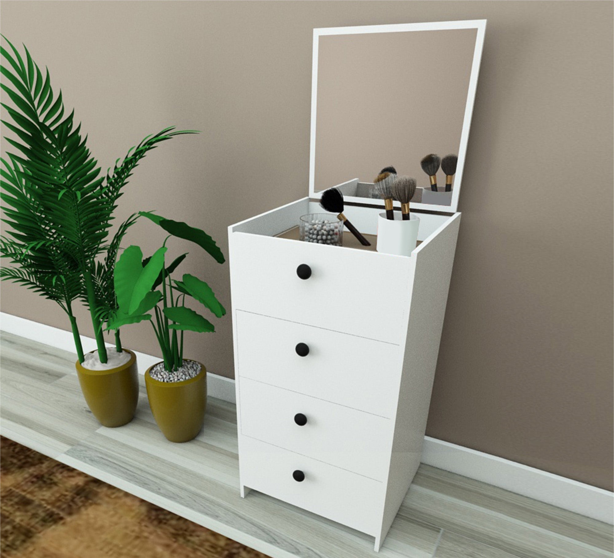 Dresser with movable top and seat - Vitrine Furniture - Furniture
