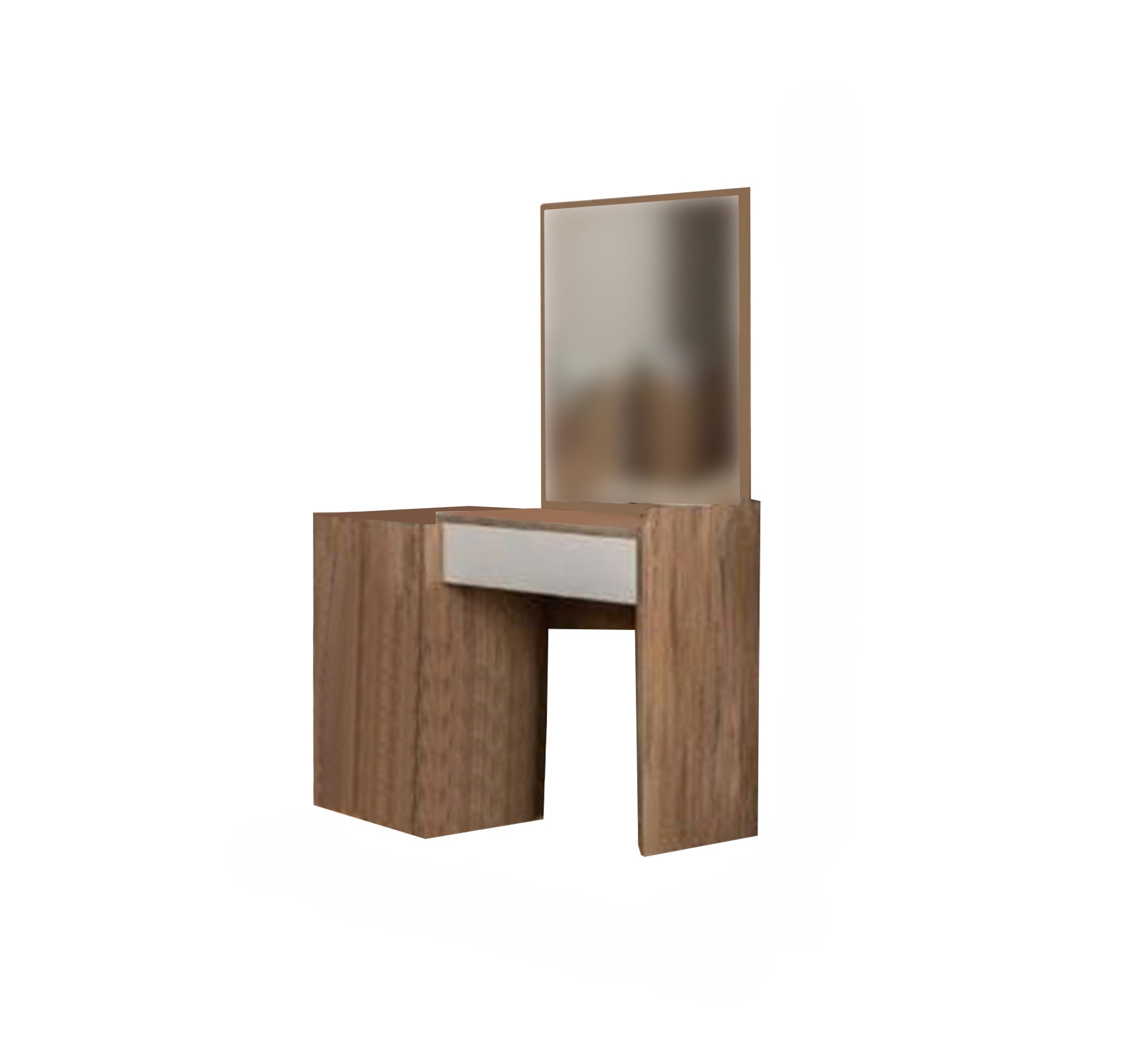 Dressing table unit with elegant white drawer - Vitrine Furniture - Furniture