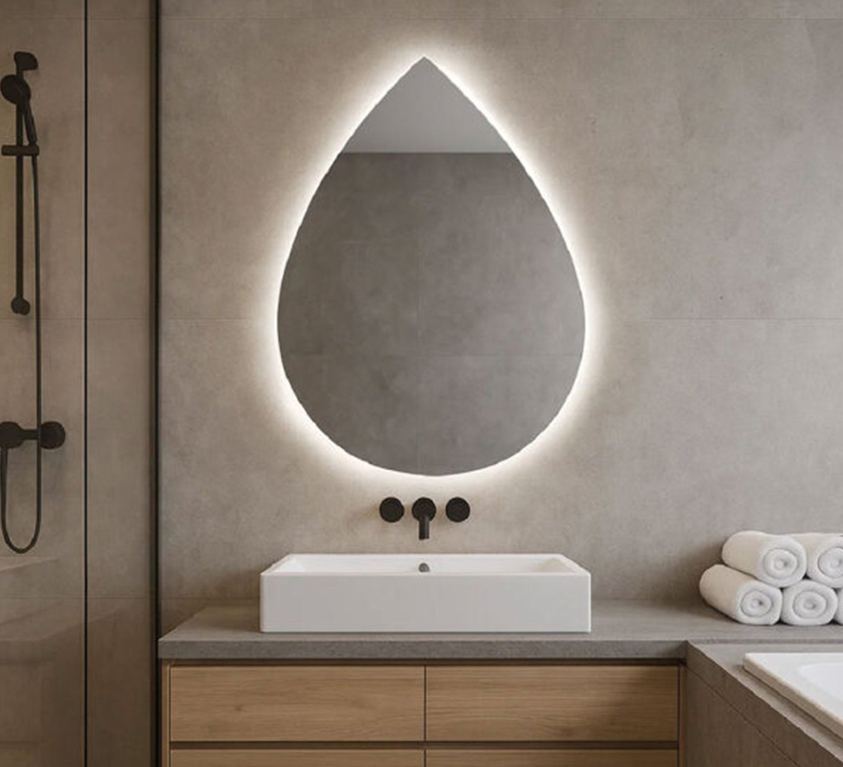 Drop-shaped mirror - Vitrine Furniture - Mirrors