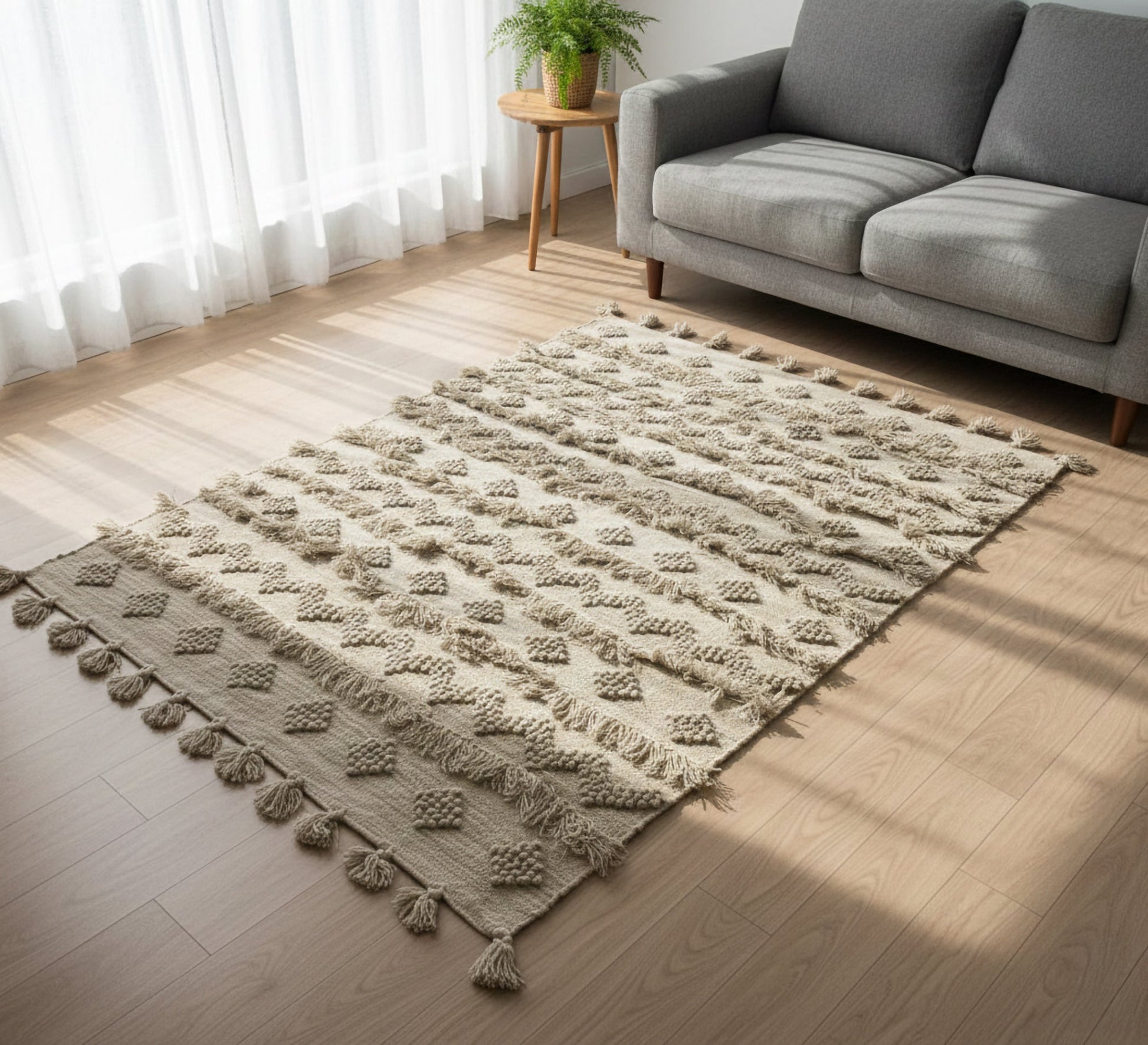 Earthy - toned floor rug - Vitrine Furniture - Accessories
