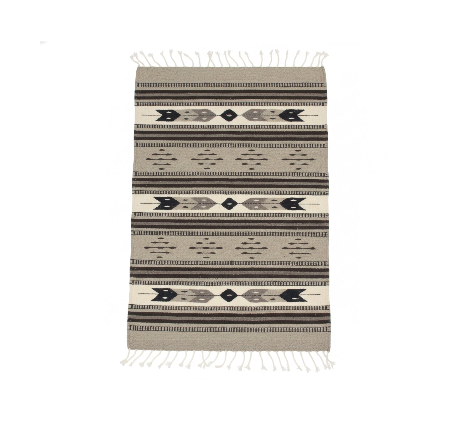 Earthy tones and contrasting blocks rug - Vitrine Furniture - Accessories