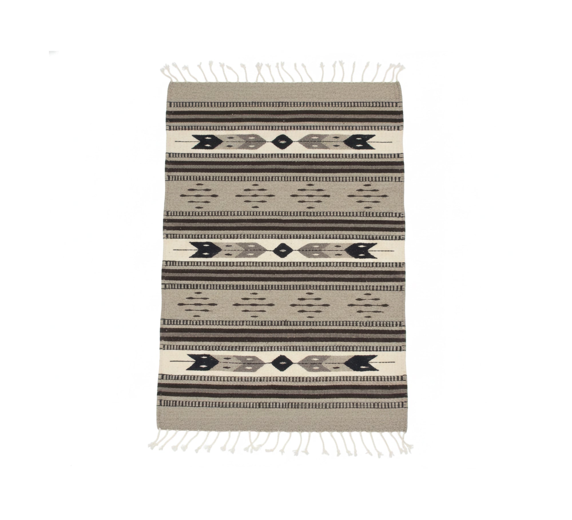 Earthy tones and contrasting blocks rug - Vitrine Furniture - Accessories