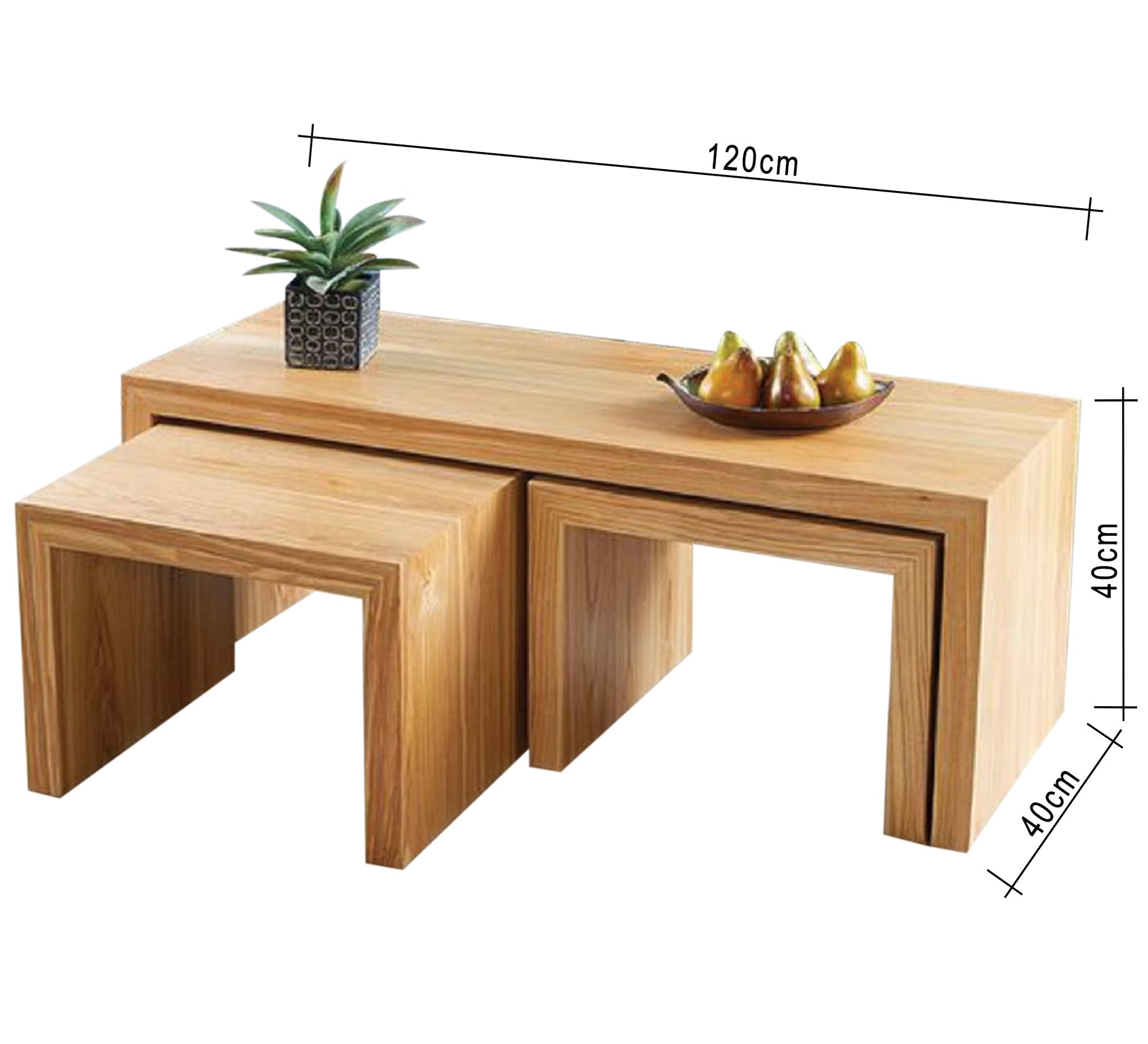 Easy - to - store nesting tables - Vitrine Furniture - Furniture