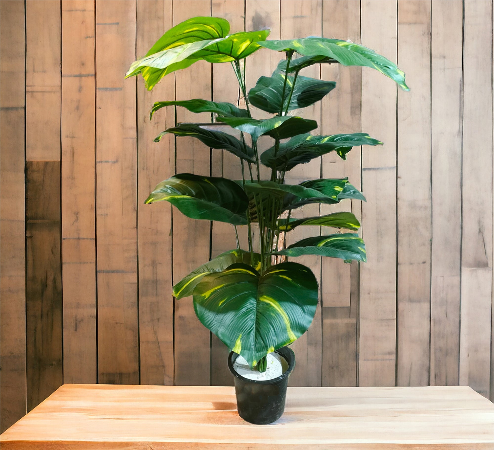 EcoGrow, FauxLeaf Planters: Lifelike, Low - Maintenance Greenery - Vitrine Furniture - Decor