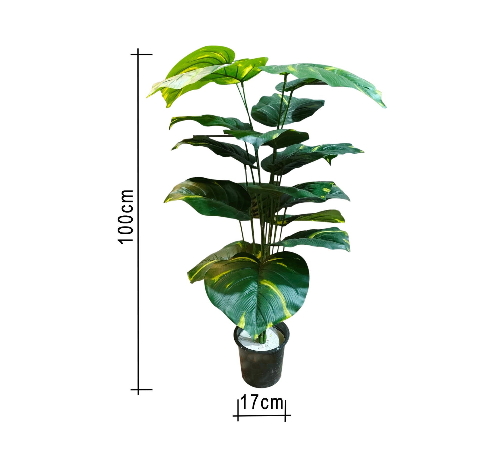 EcoGrow, FauxLeaf Planters: Lifelike, Low - Maintenance Greenery - Vitrine Furniture - Decor