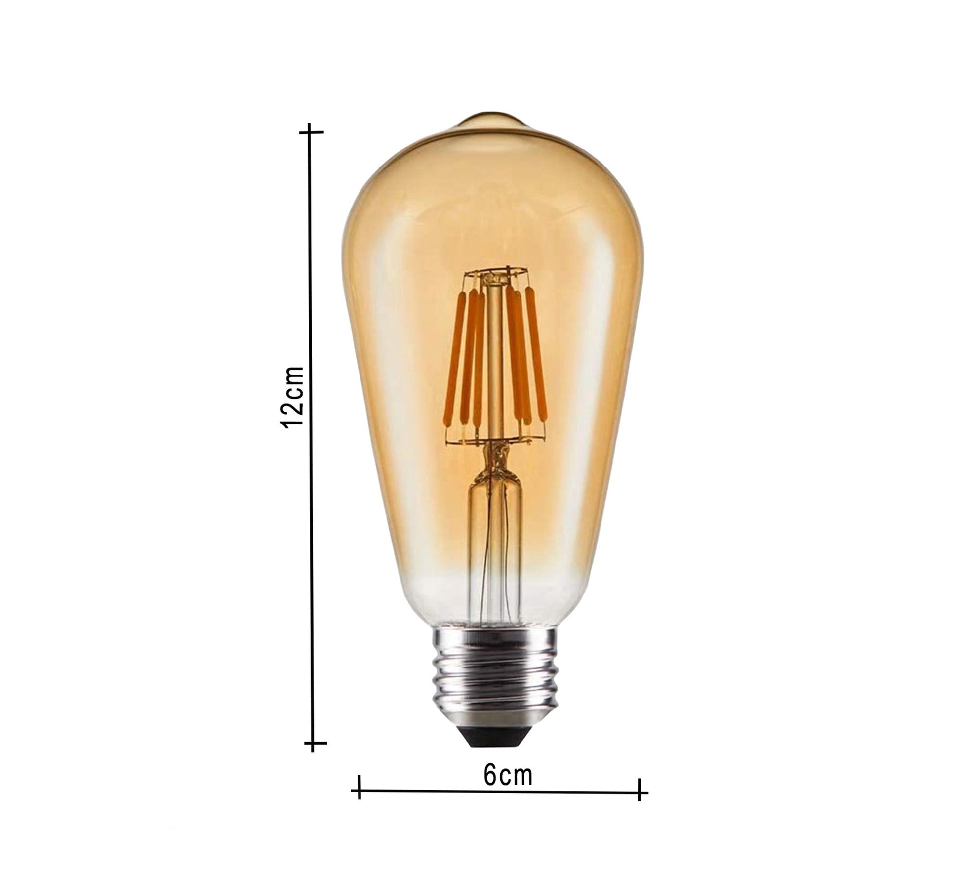 Edison LED bulb 6 watt clear - Vitrine Furniture - Lighting