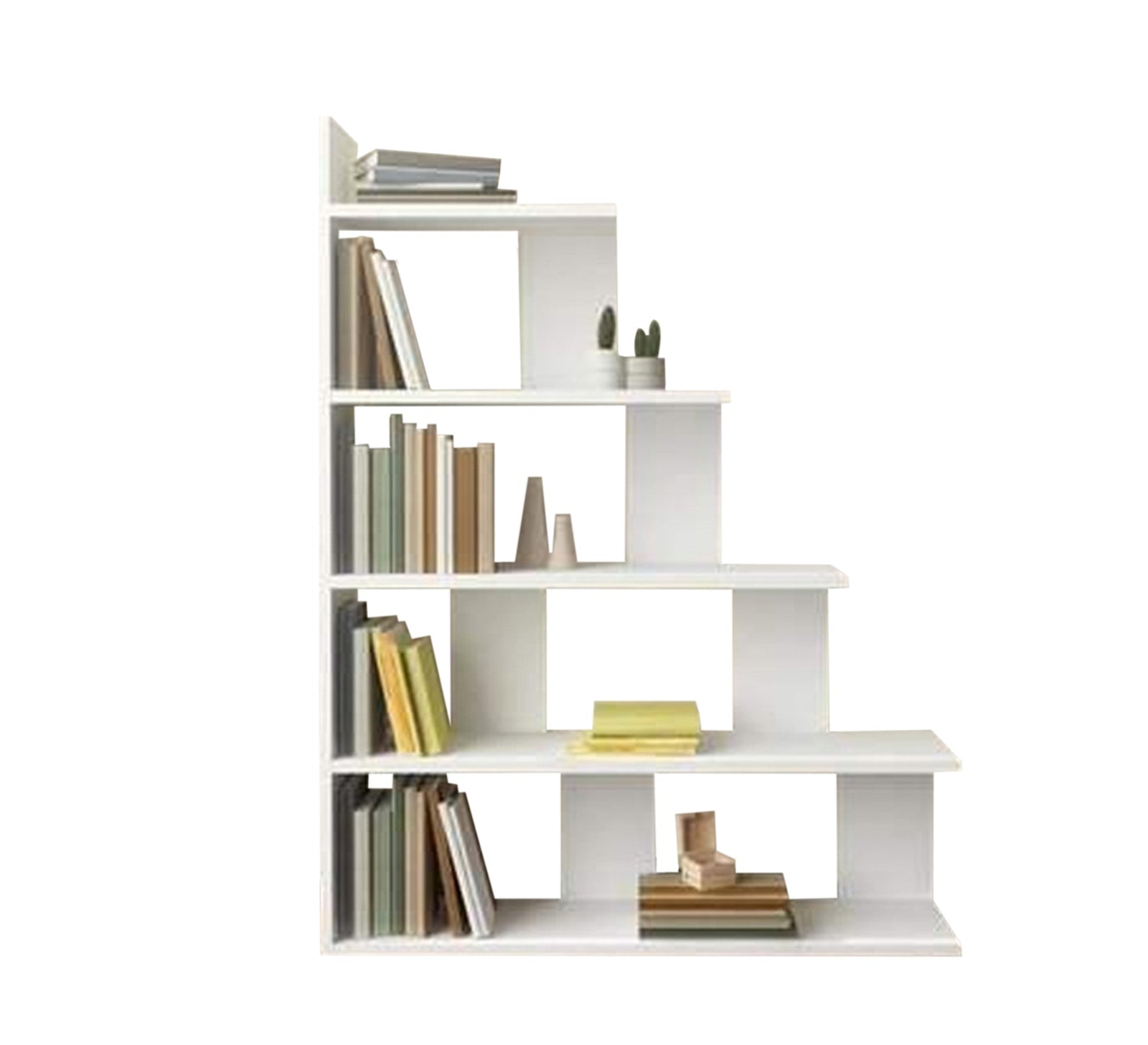 Elegance Decor: White Shelf Ornament, Minimalist Charm - Vitrine Furniture - Furniture