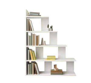 Elegance Decor: White Shelf Ornament, Minimalist Charm - Vitrine Furniture - Furniture