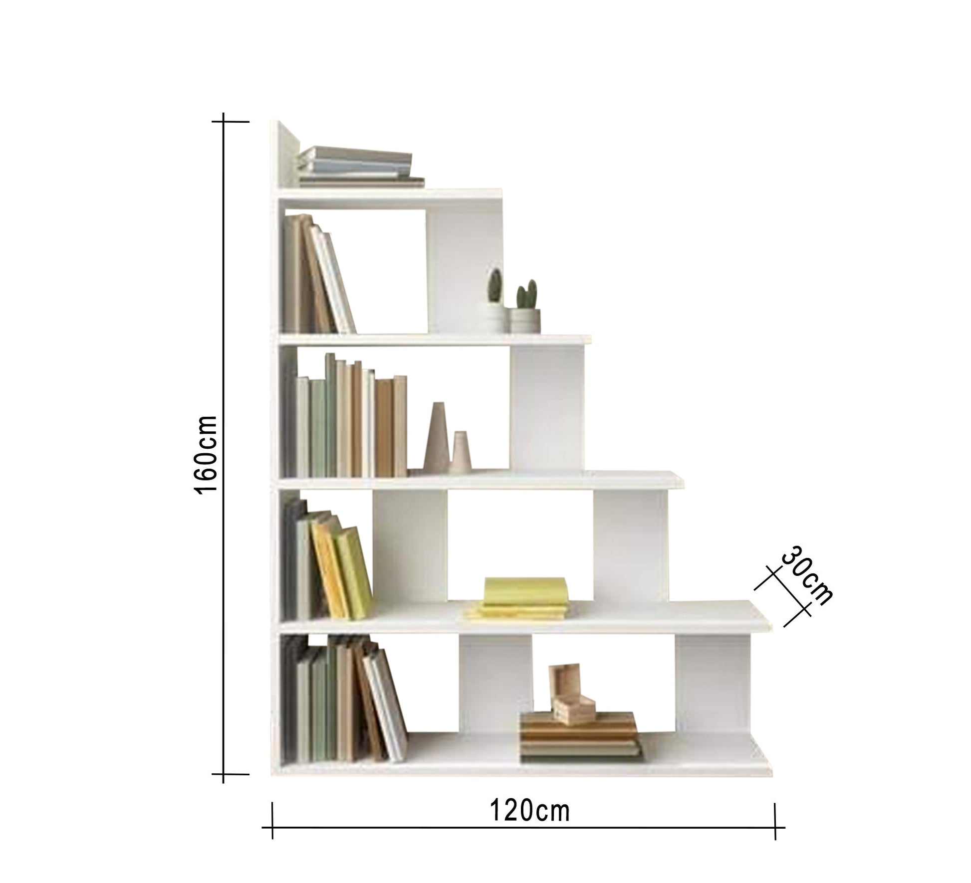 Elegance Decor: White Shelf Ornament, Minimalist Charm - Vitrine Furniture - Furniture