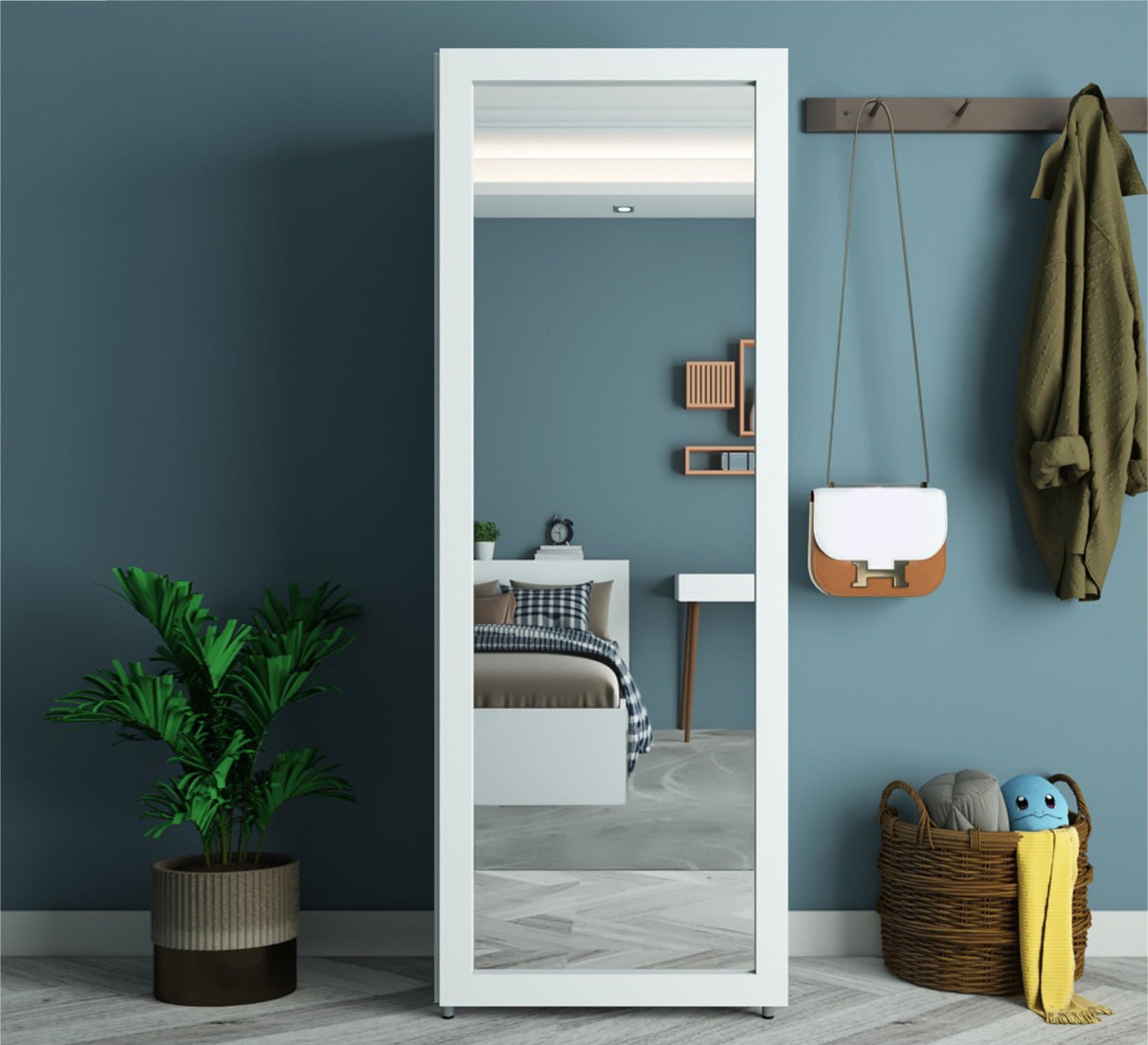 Elegance Shoe Cabinet: Sleek Storage with Mirror Window - Vitrine Furniture - Furniture