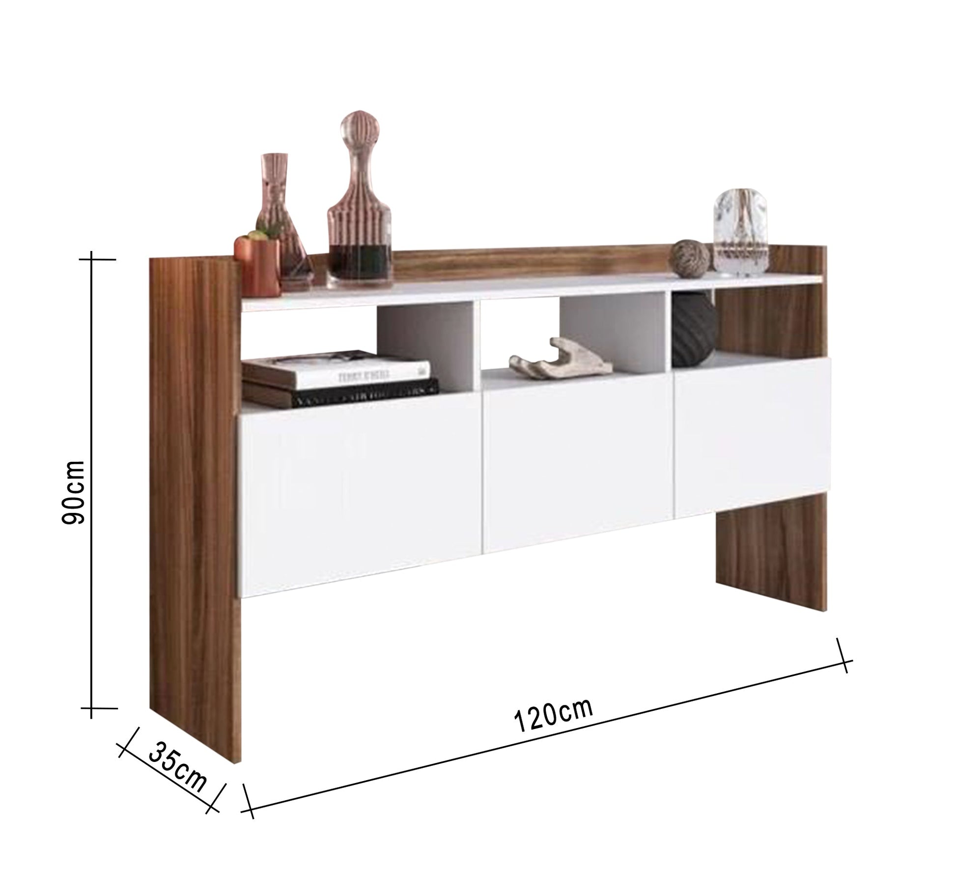 Elegance White: Chic Decorative Makeup Vanities - Vitrine Furniture - Furniture