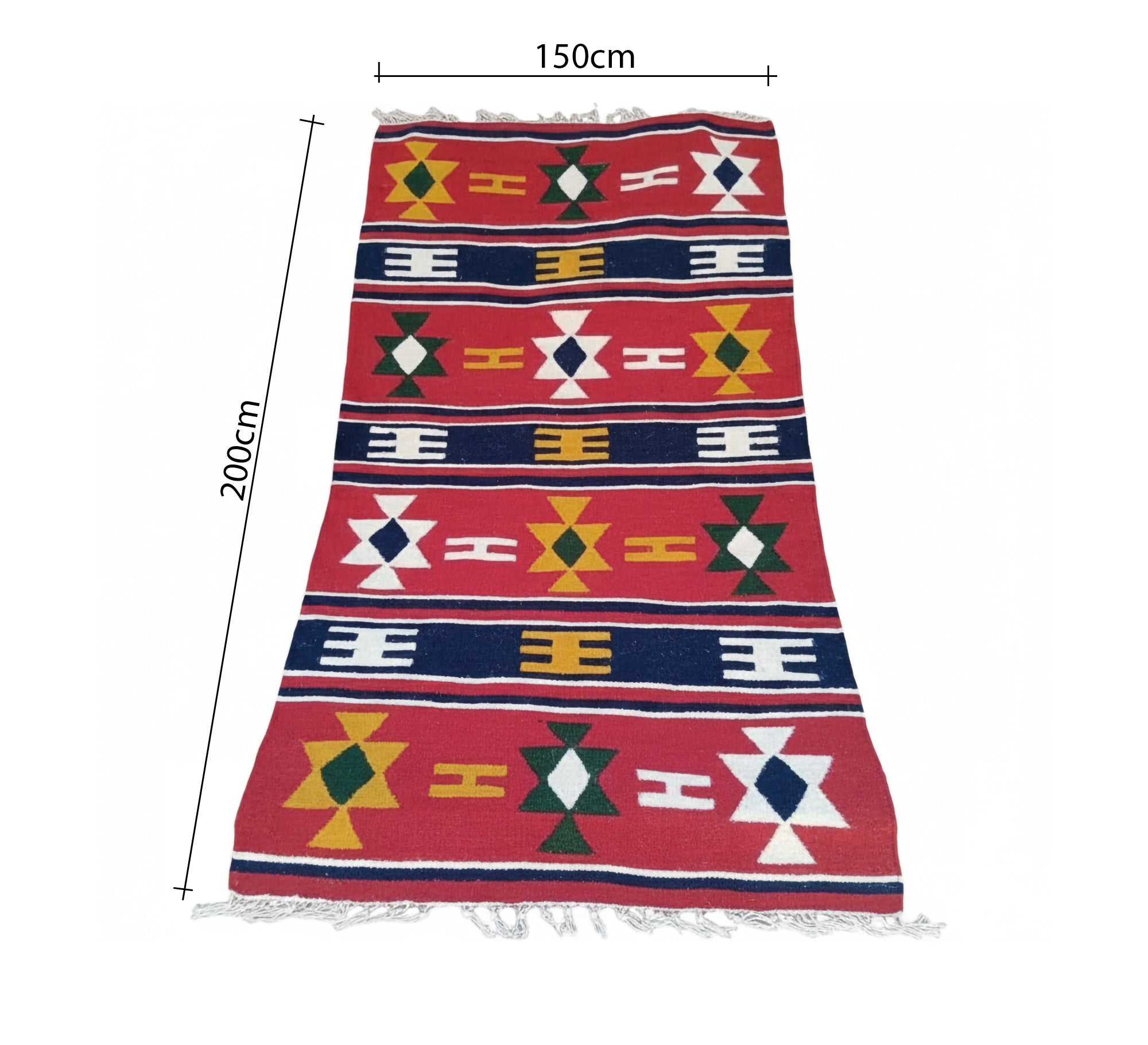 Elegant and clear Nubian pattern rug - Vitrine Furniture - Accessories