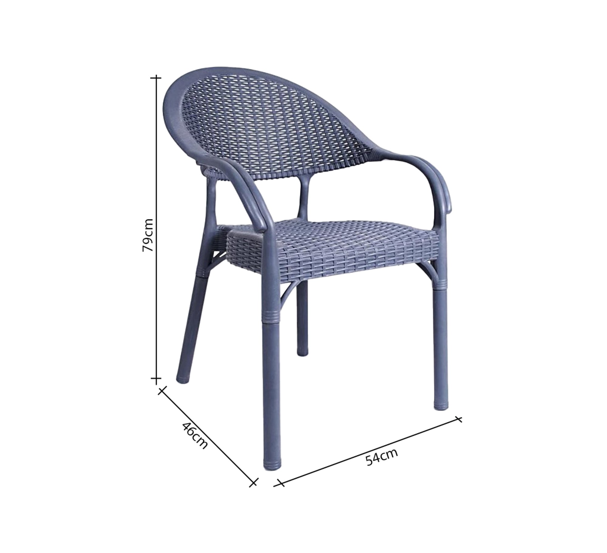 Elegant and comfortable black patio set - Vitrine Furniture - Outdoor Products