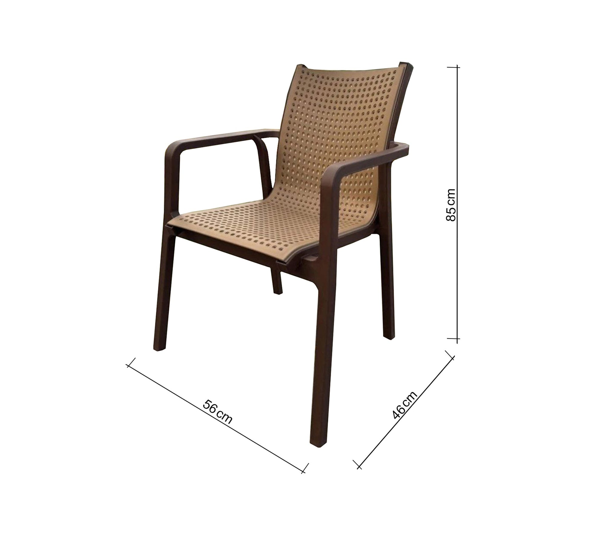 Elegant and comfortable brown outdoor seating set - Vitrine Furniture - Outdoor Products