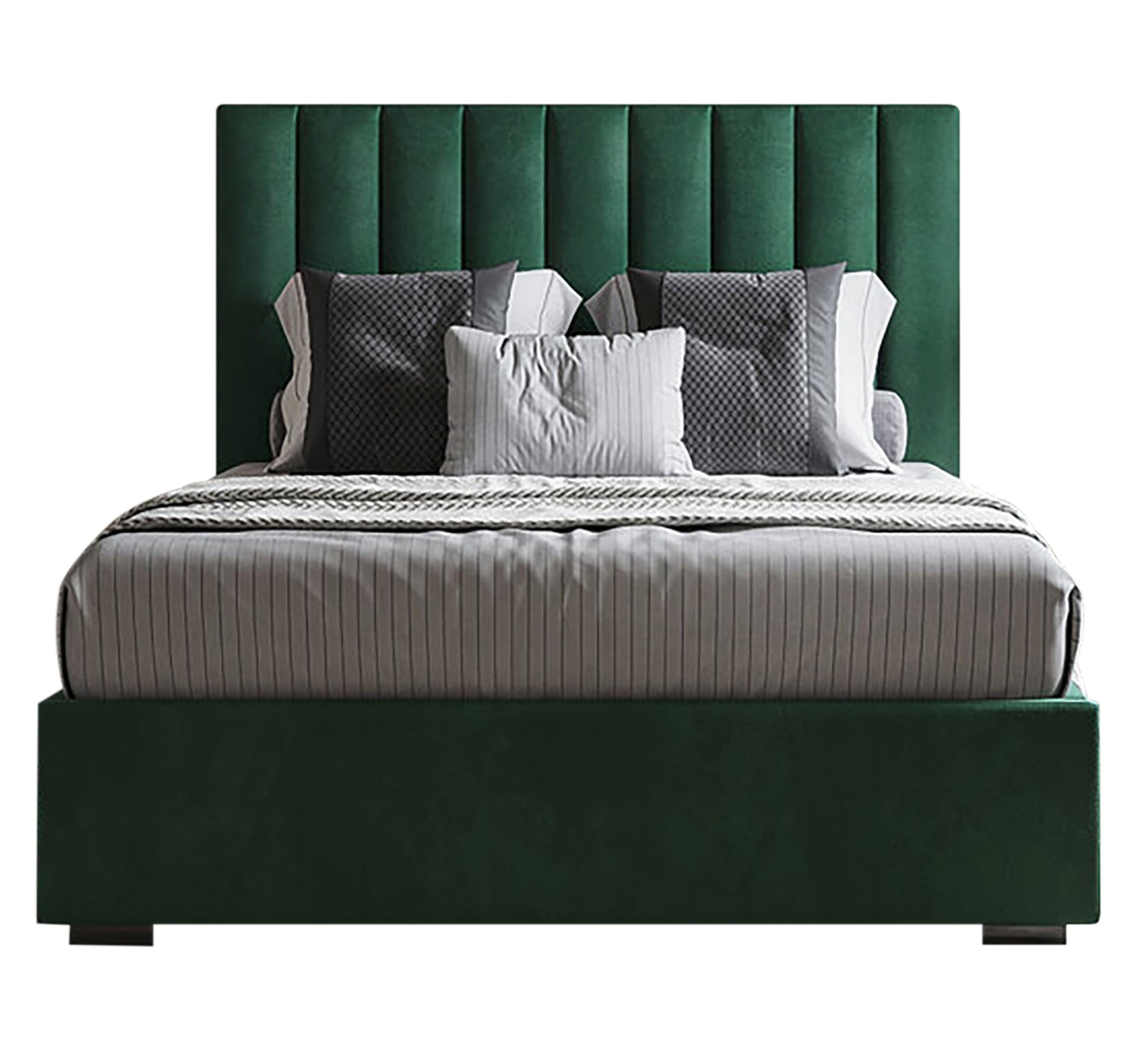 Elegant and distinctive green bed - Vitrine Furniture - Furniture