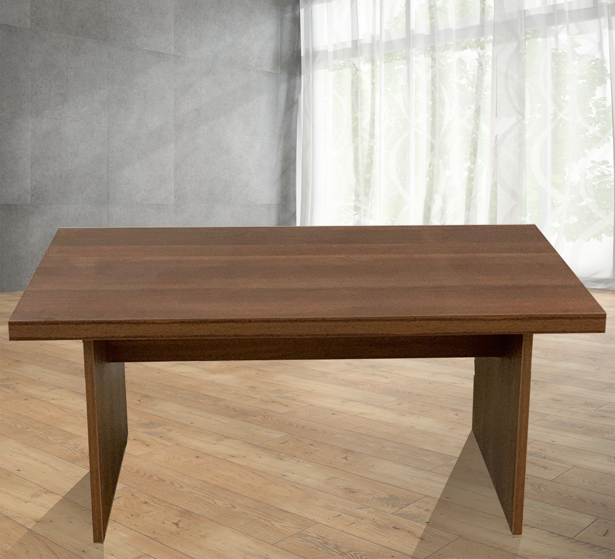 Elegant and modern brown table - Vitrine Furniture - Furniture