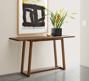 Elegant and simple dark wood console table - Vitrine Furniture - Furniture