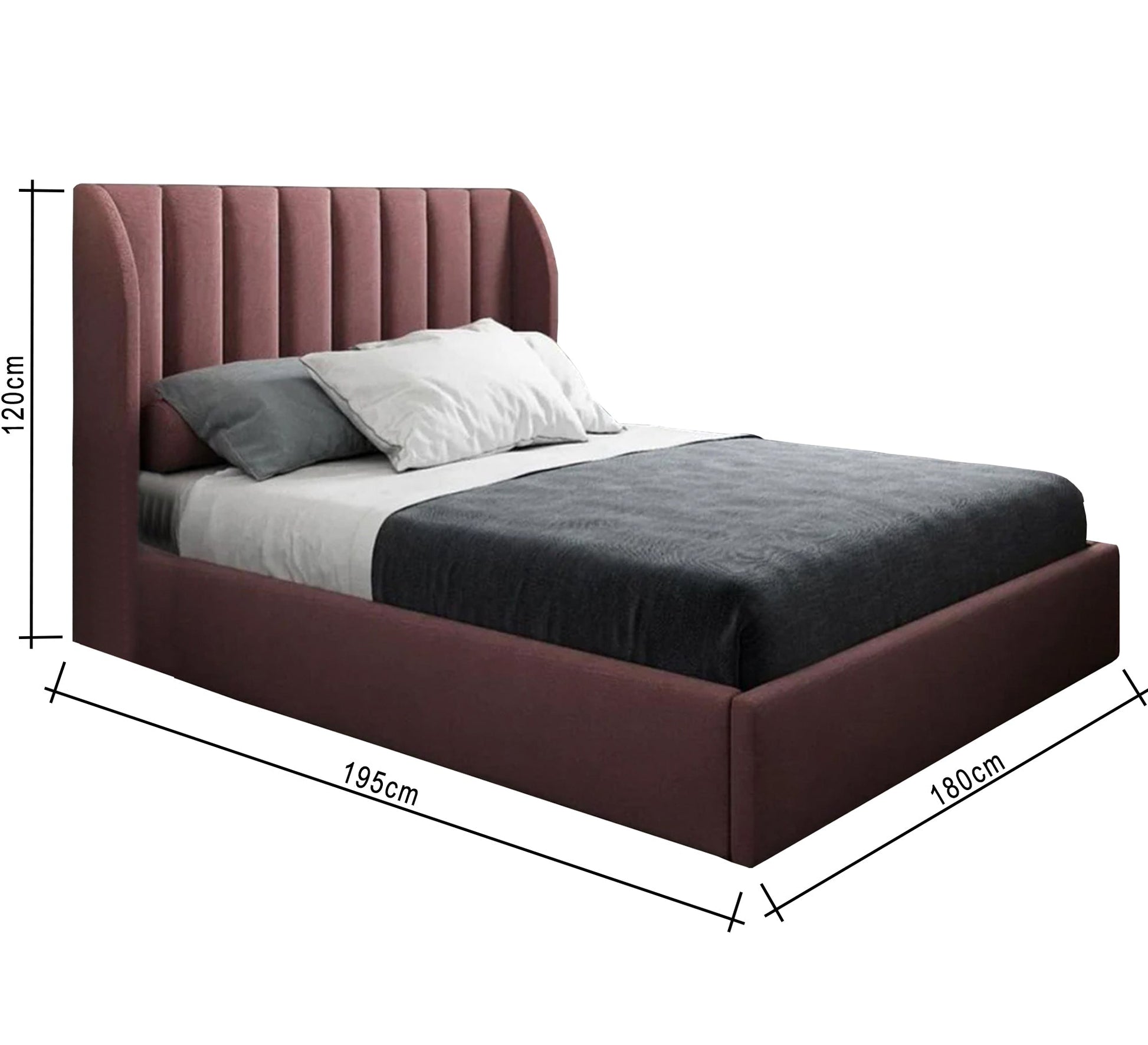 Elegant bed in a cheerful modern color - Vitrine Furniture - Furniture