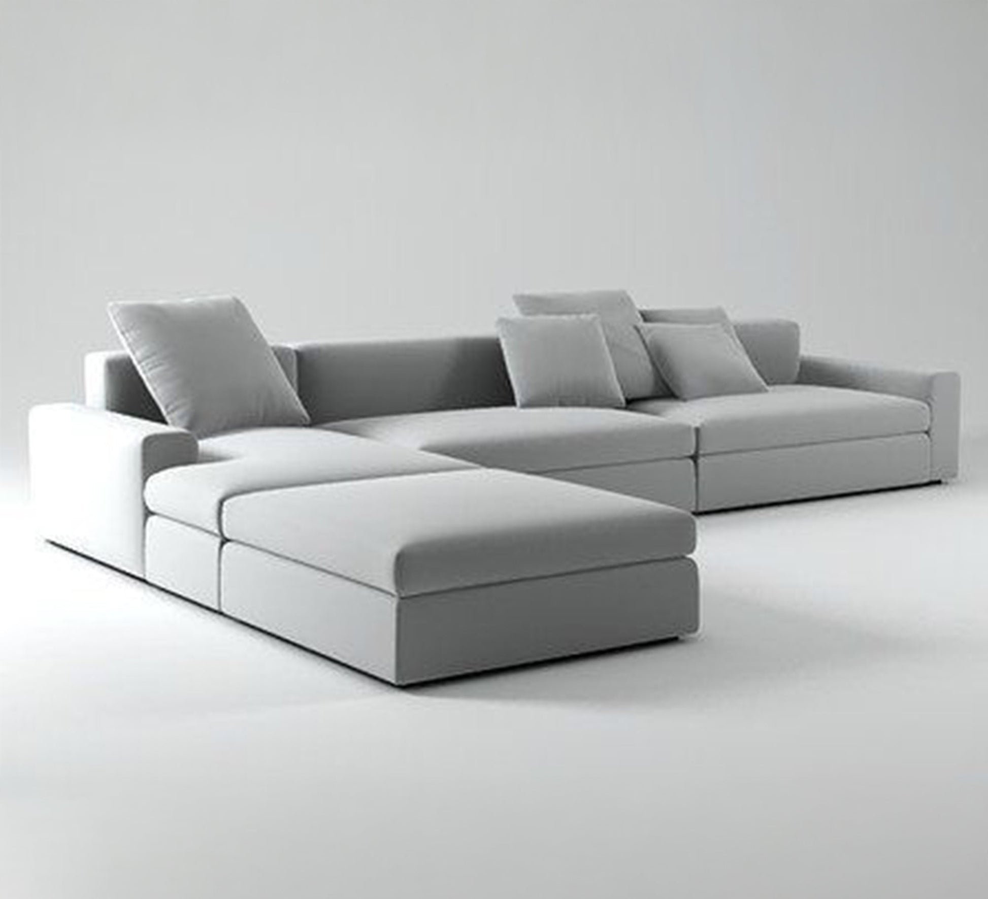 Elegant, comfortable and practical gray corner sofa - Vitrine Furniture - Furniture