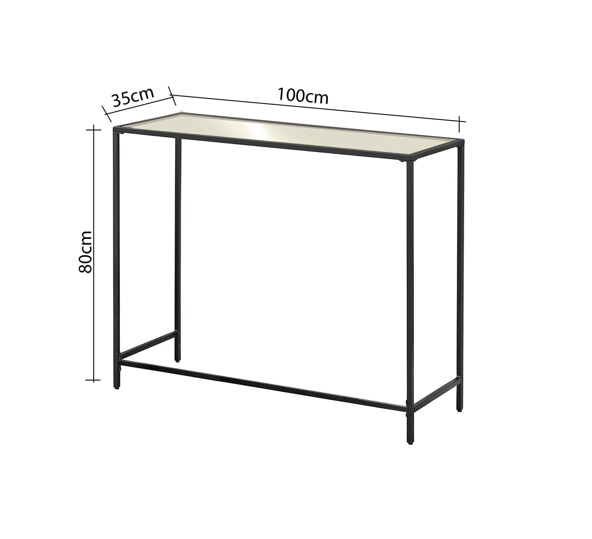Elegant console with a frame - Vitrine Furniture - Furniture