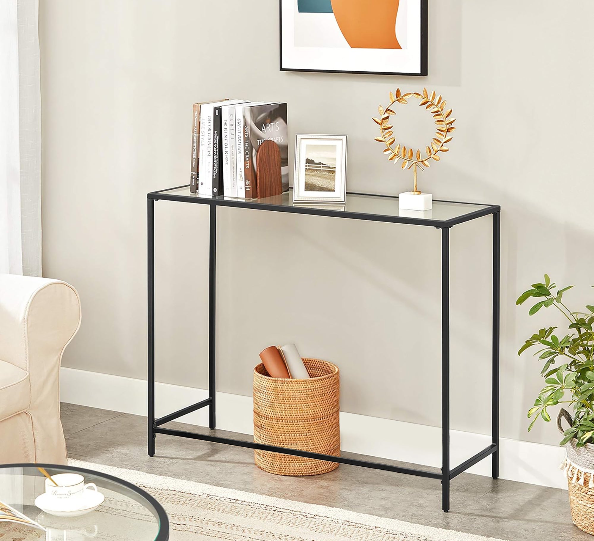 Elegant console with a frame - Vitrine Furniture - Furniture