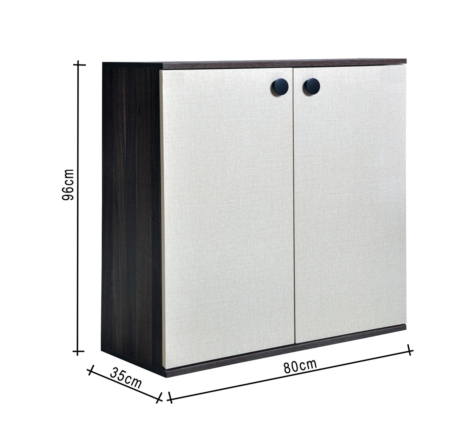 Elegant double - door shoe rack - Vitrine Furniture - Furniture