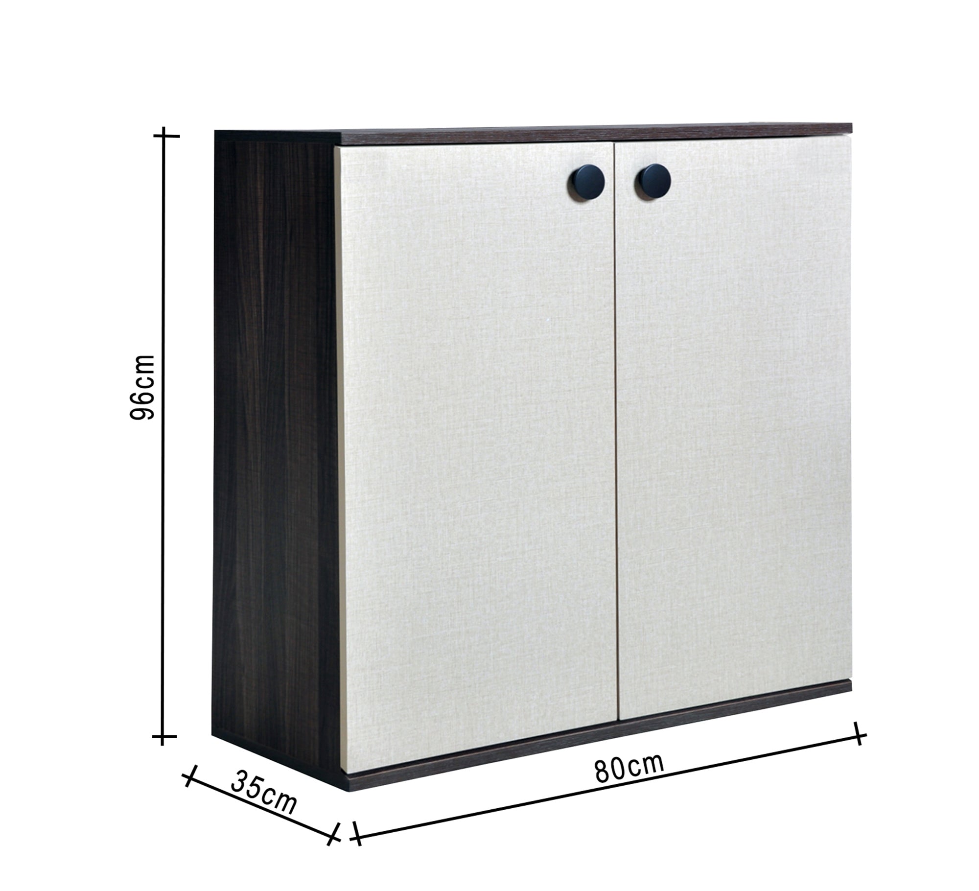 Elegant double - door shoe rack - Vitrine Furniture - Furniture