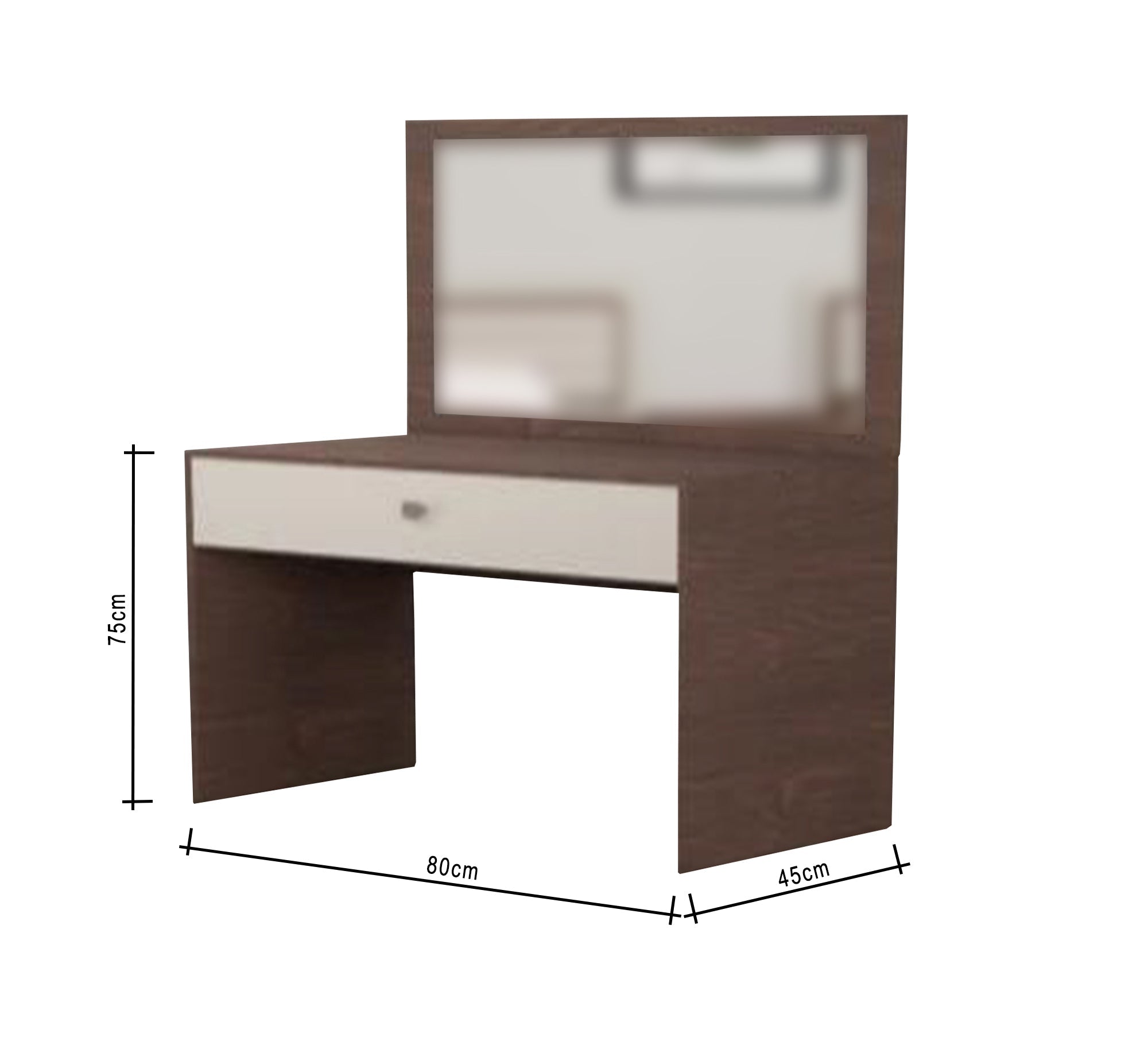 Elegant dressing table with a wide drawer - Vitrine Furniture - Furniture