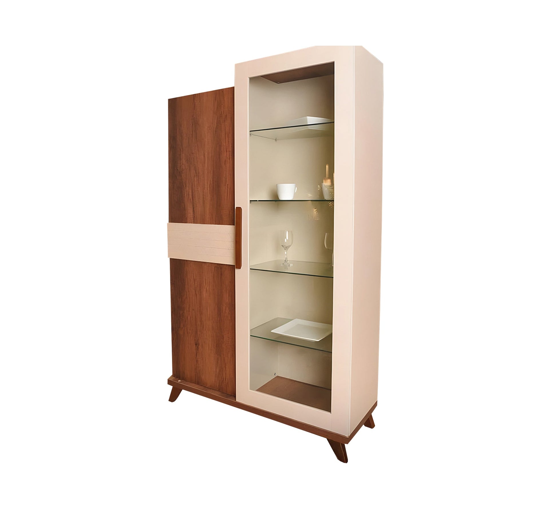 Elegant glass cabinet - Vitrine Furniture - Furniture