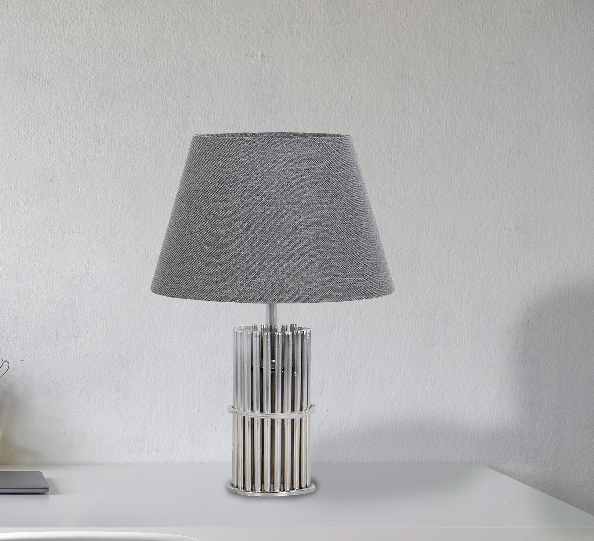 Elegant gray lampshade - Vitrine Furniture - Lighting