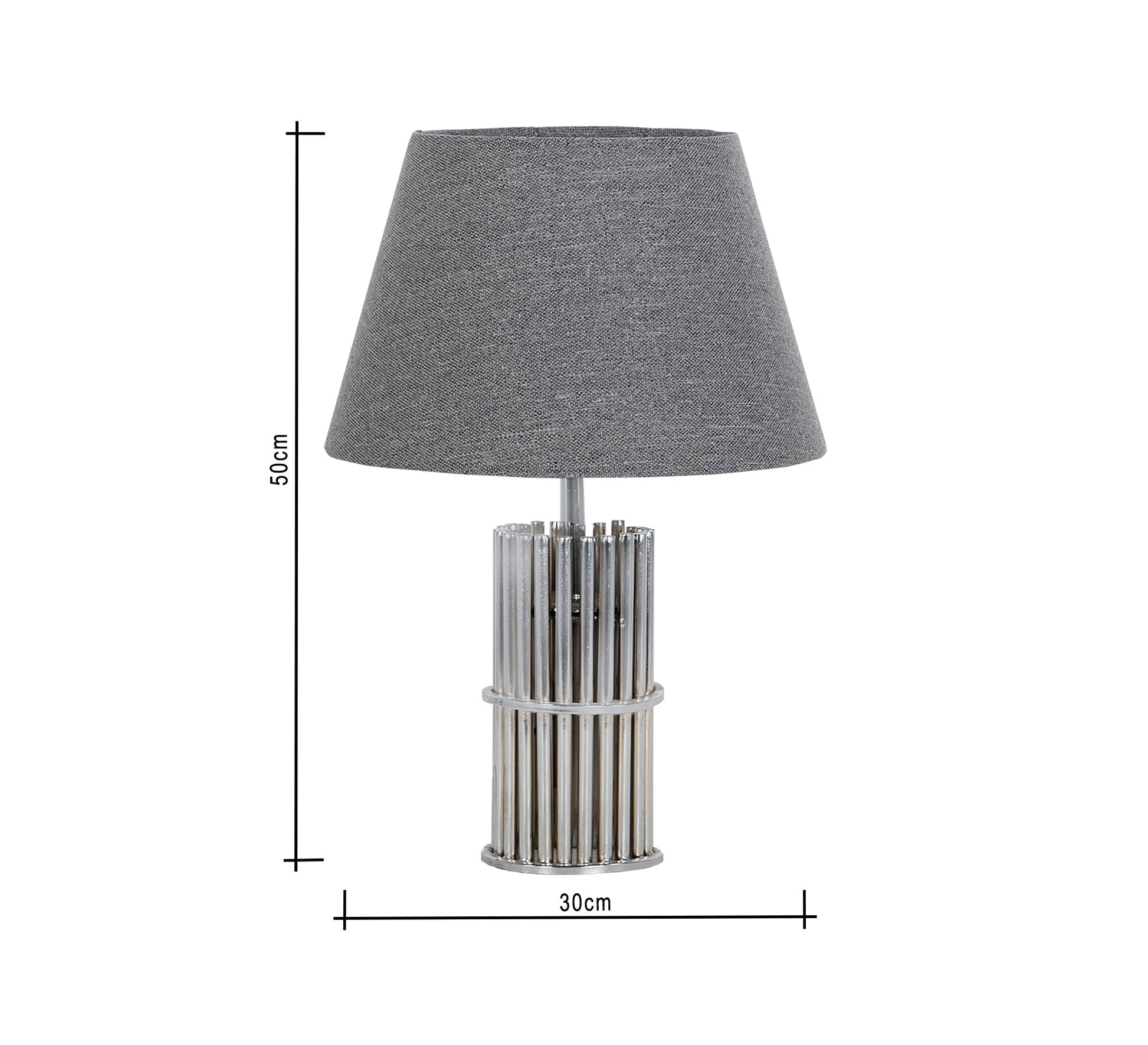Elegant gray lampshade - Vitrine Furniture - Lighting