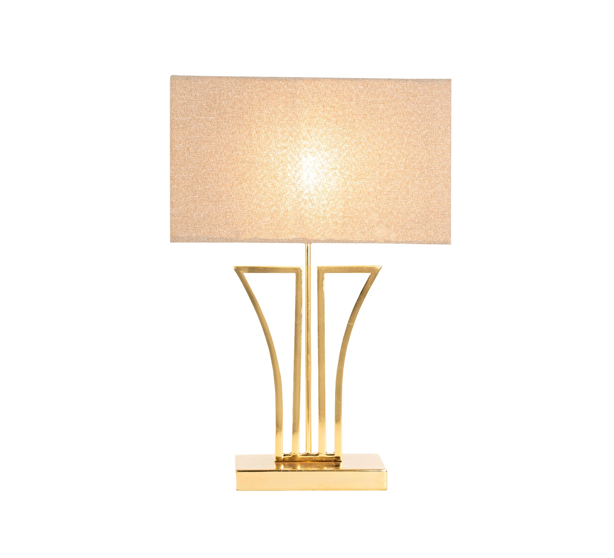 Elegant lamp with a geometric base - Vitrine Furniture - Lighting