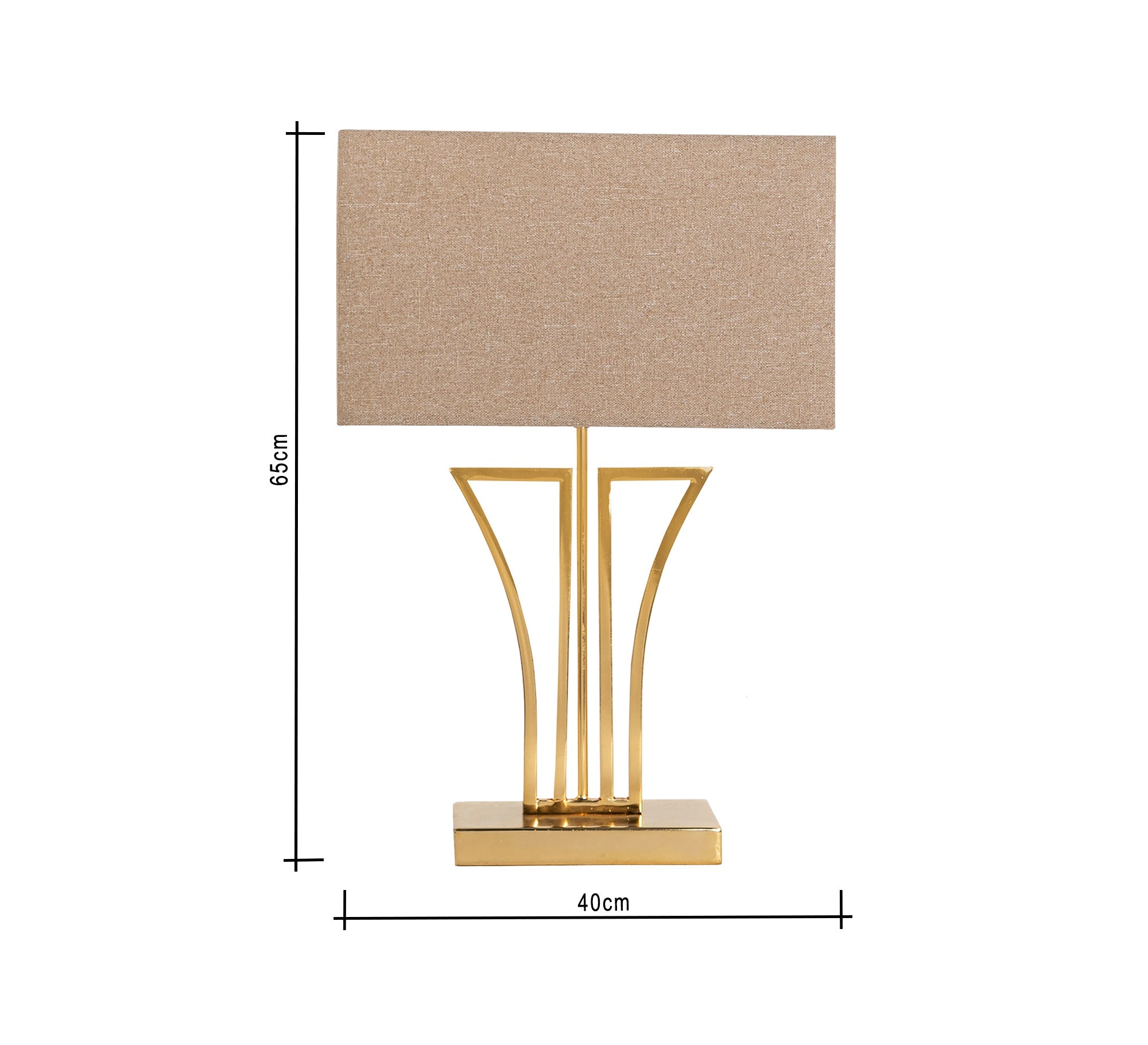 Elegant lamp with a geometric base - Vitrine Furniture - Lighting