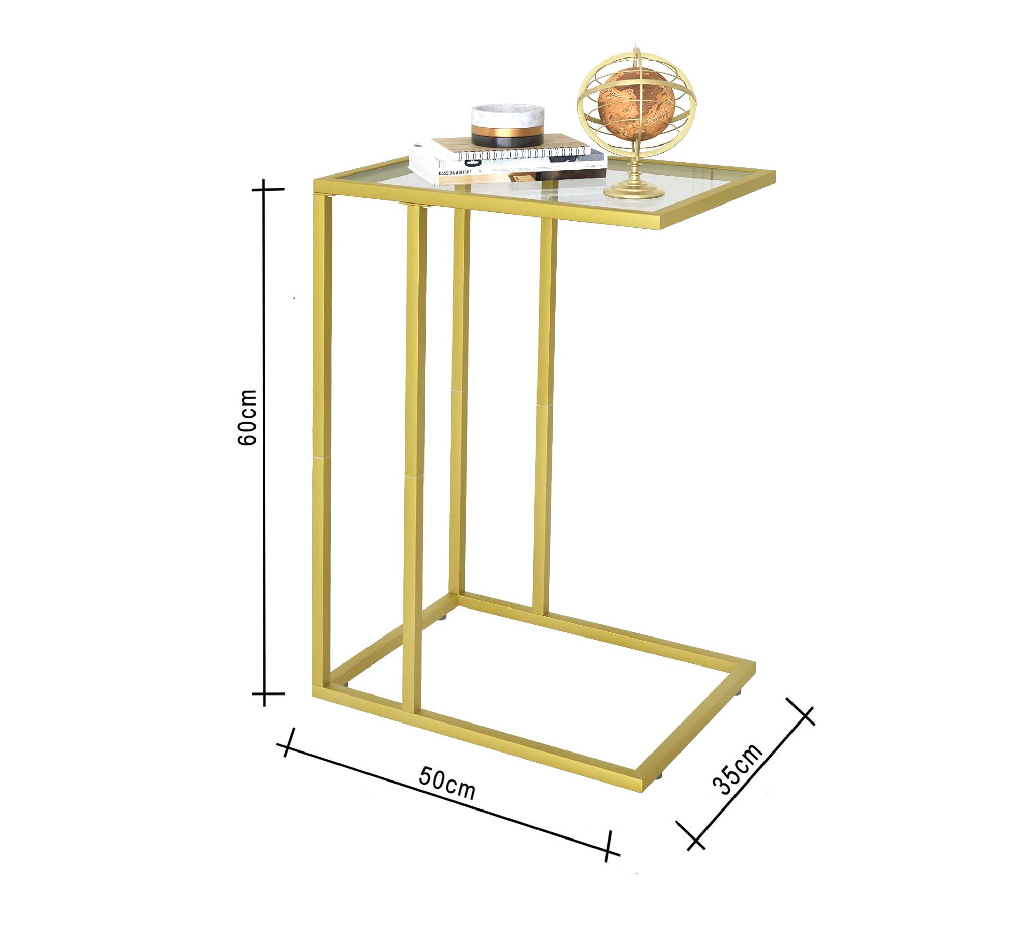 Elegant Living Gold Side Table – Chic, Durable, Timeless - Vitrine Furniture - Furniture