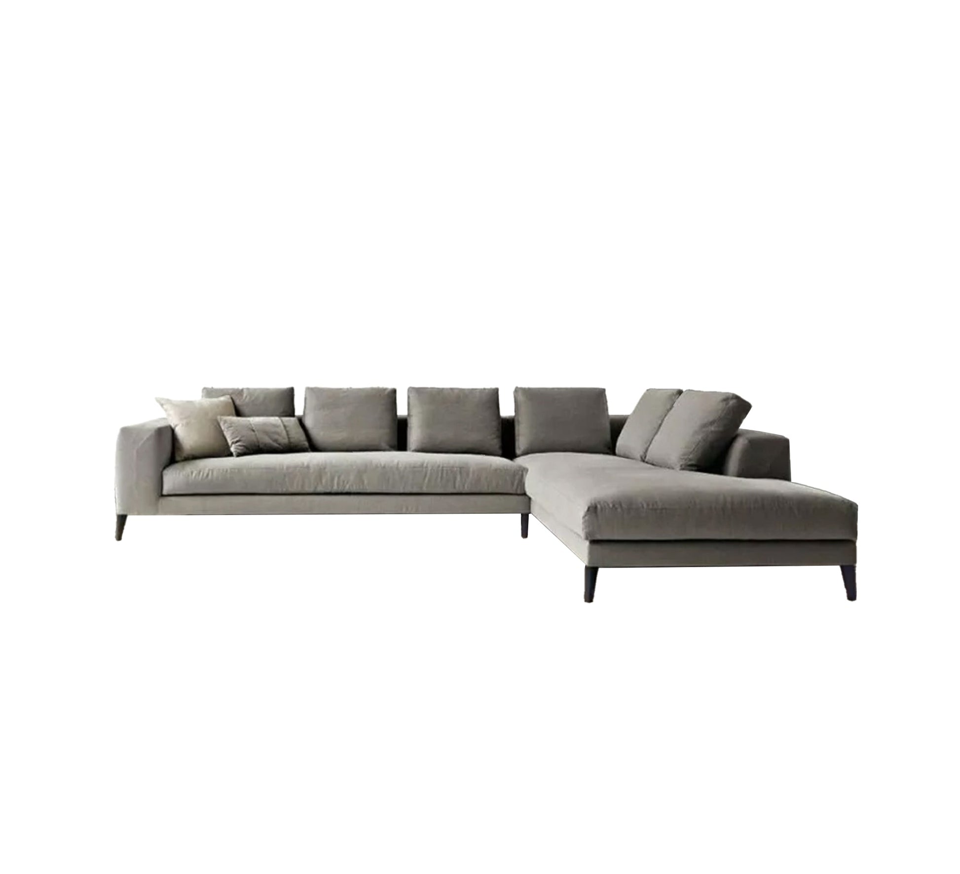 Elegant, modern, luxurious, comfortable gray corner sofa - Vitrine Furniture - Furniture