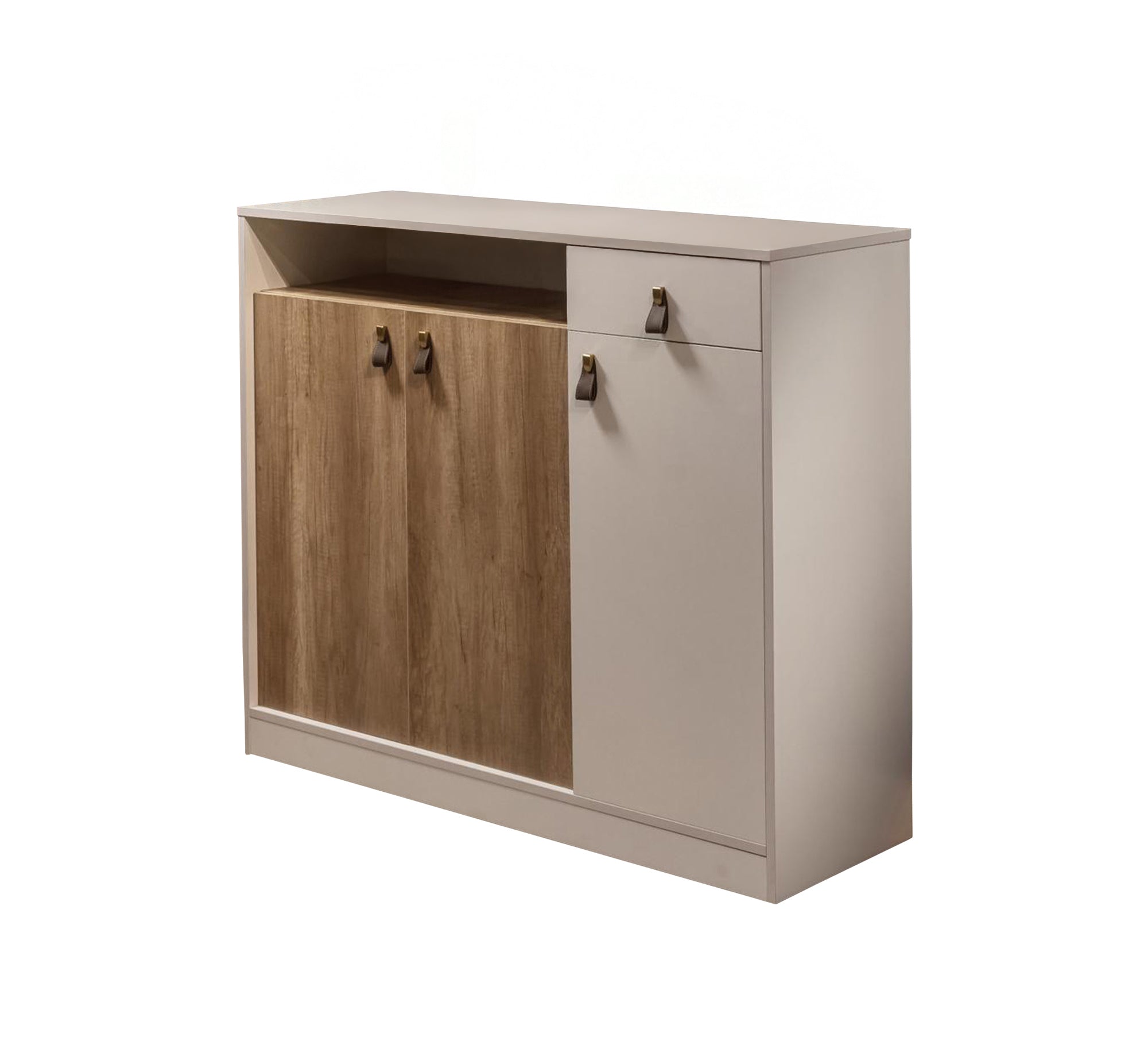 Elegant - Modern three door shoe rack - Vitrine Furniture - Furniture