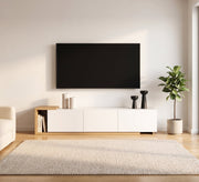 Elegant modern wooden and white TV unit - Vitrine Furniture - TV Table & Cabinet