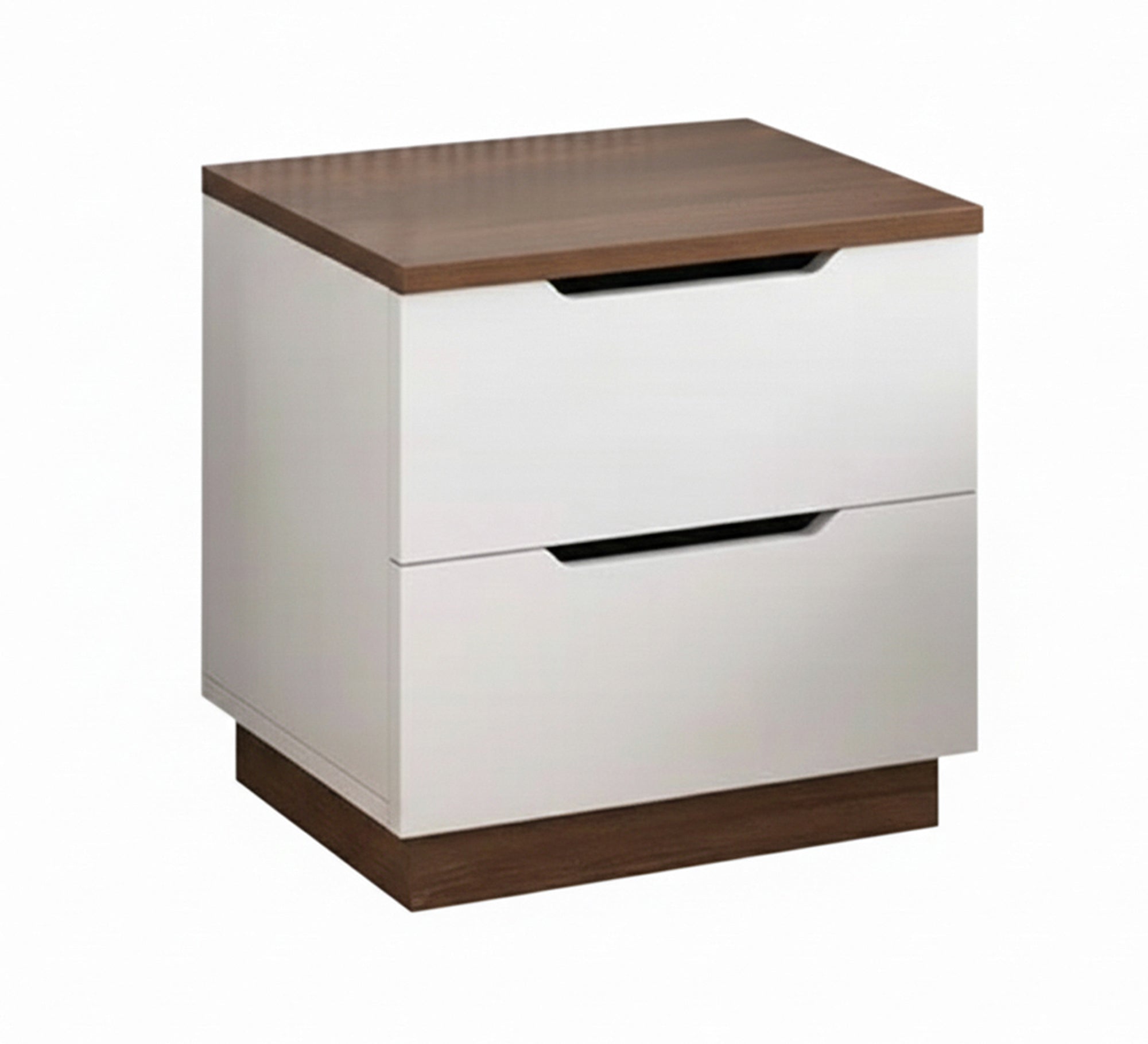 Elegant nightstand with a warm wood finish - Vitrine Furniture - Nightstand